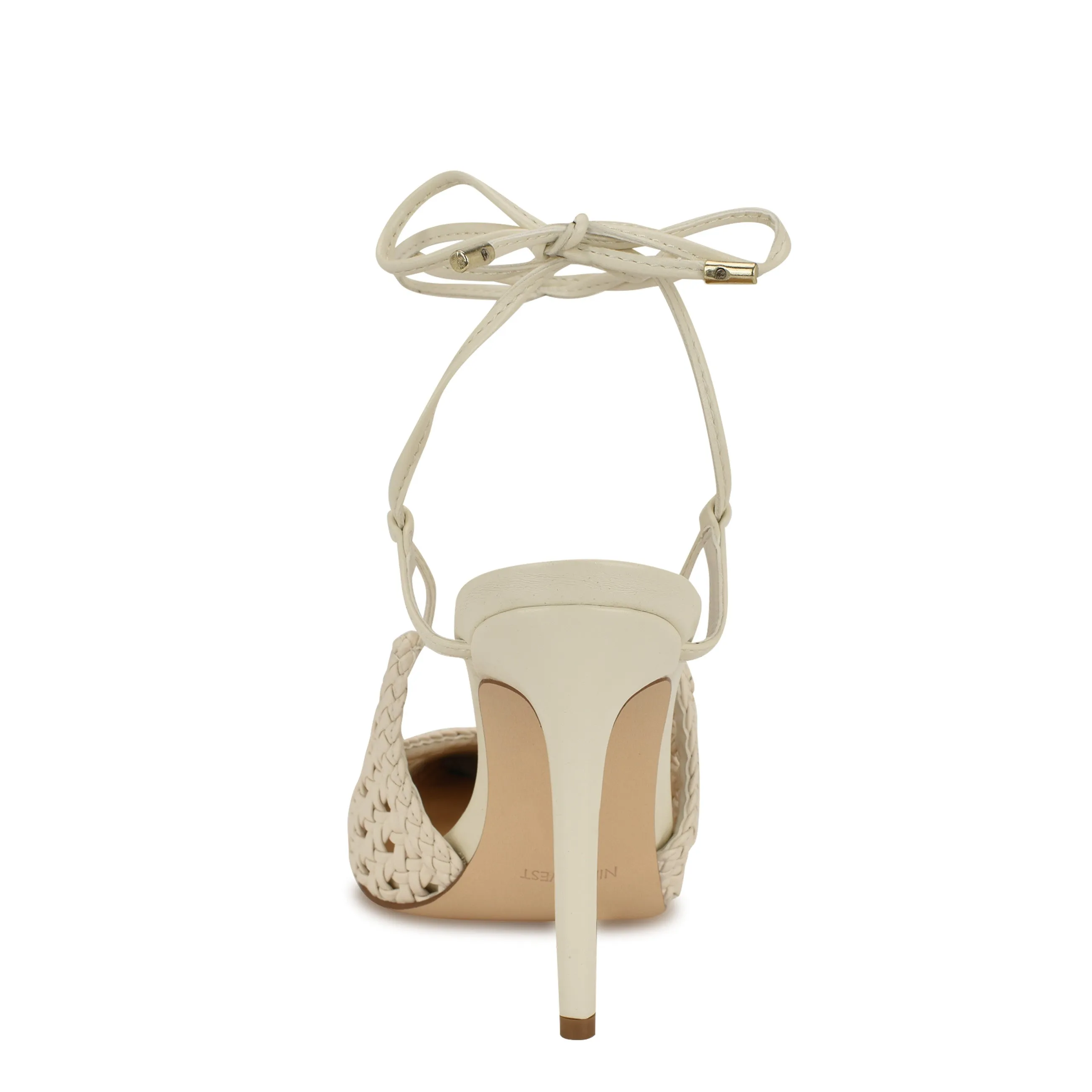 Fessla Woven Ankle Wrap Pumps
