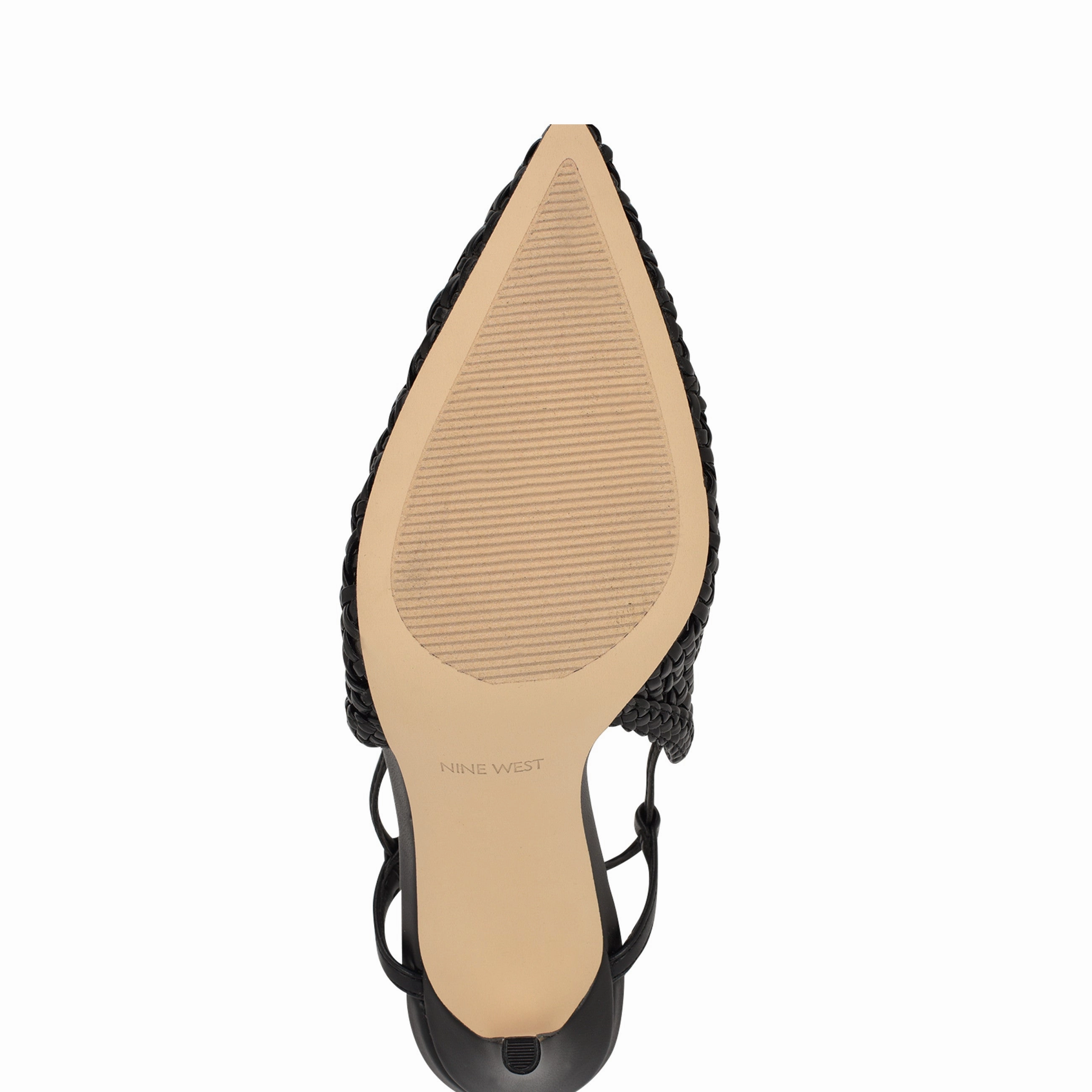 Fessla Woven Ankle Wrap Pumps