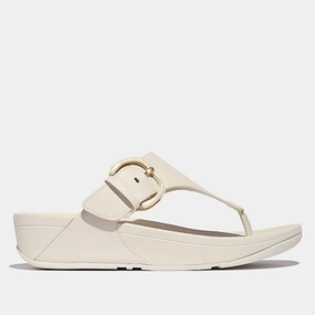 FITFLOP LULU RESIN BUCKLE - OFF-WHITE