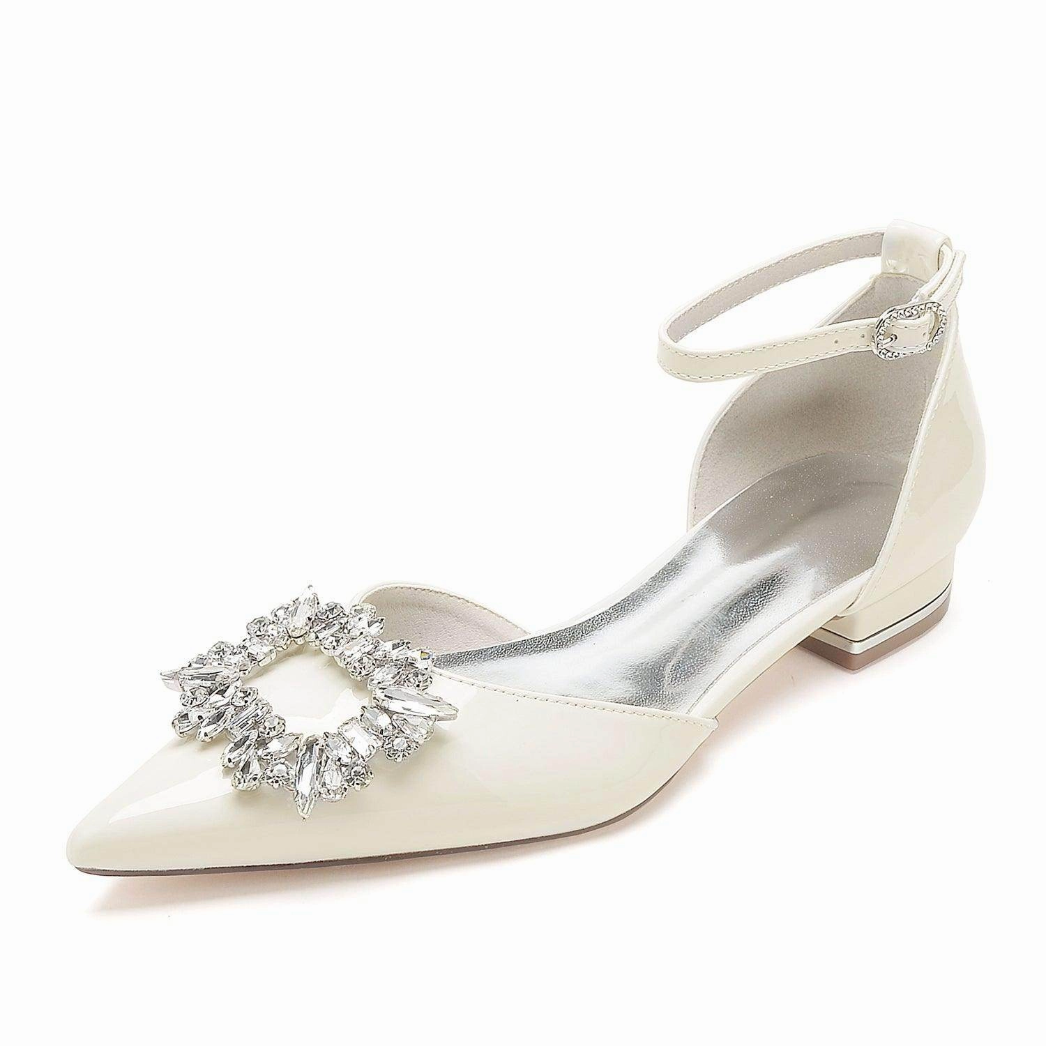 Flat Heel 2.5cm Patent Leather Shoes CK0266