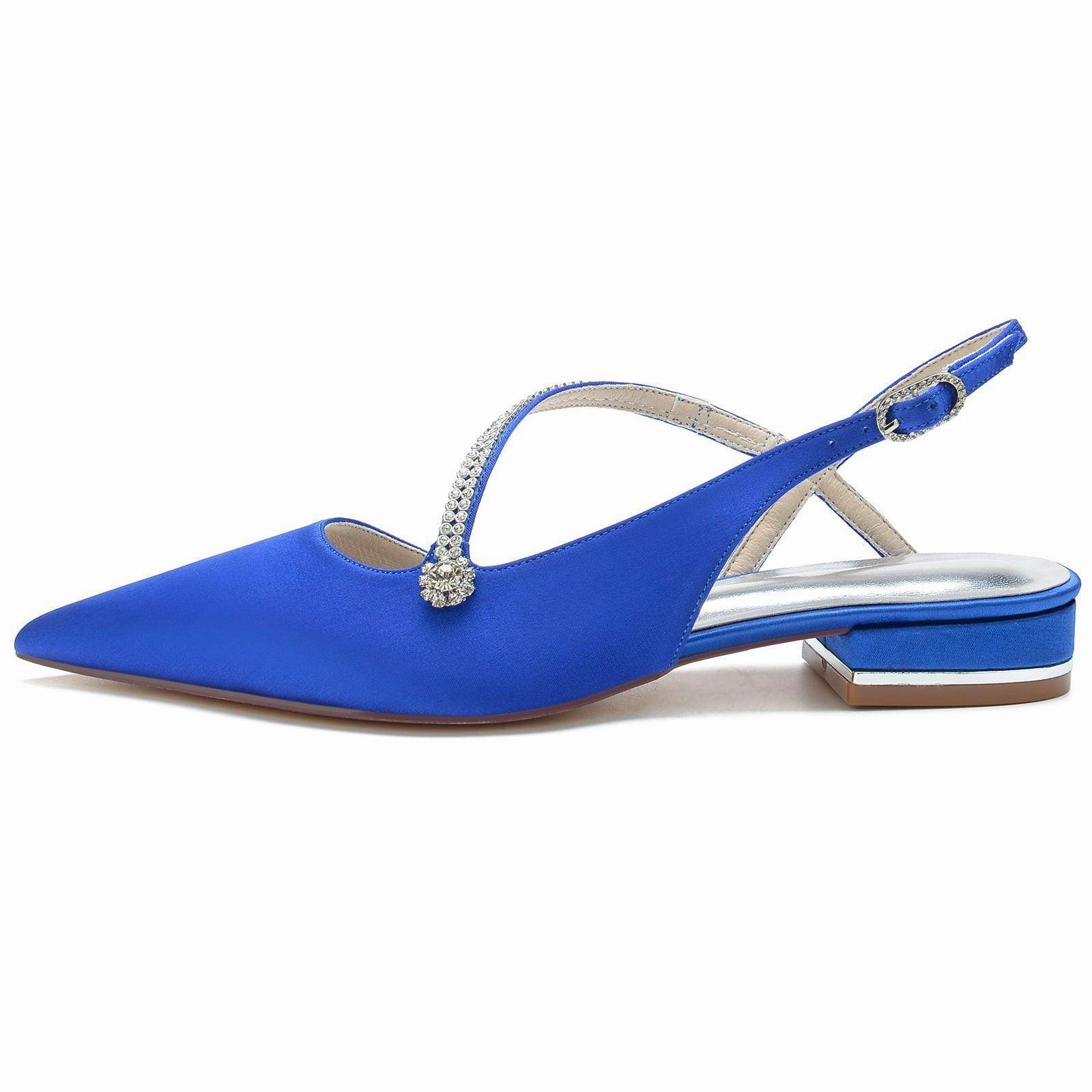 Flat Heel 2.5cm Silk-Like Shoes CK0263