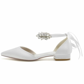 Flat Heel 2.5cm Silk-Like Shoes CK0364