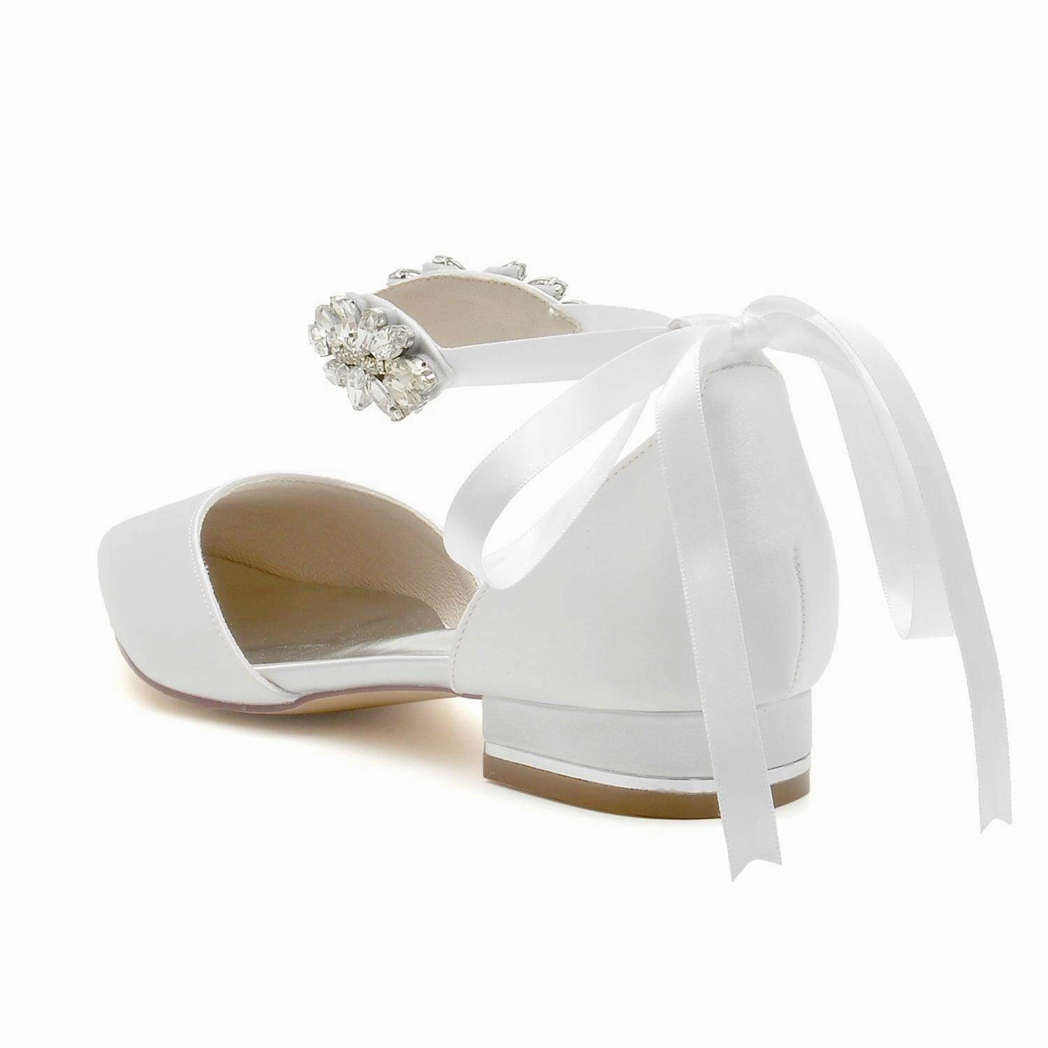 Flat Heel 2.5cm Silk-Like Shoes CK0364
