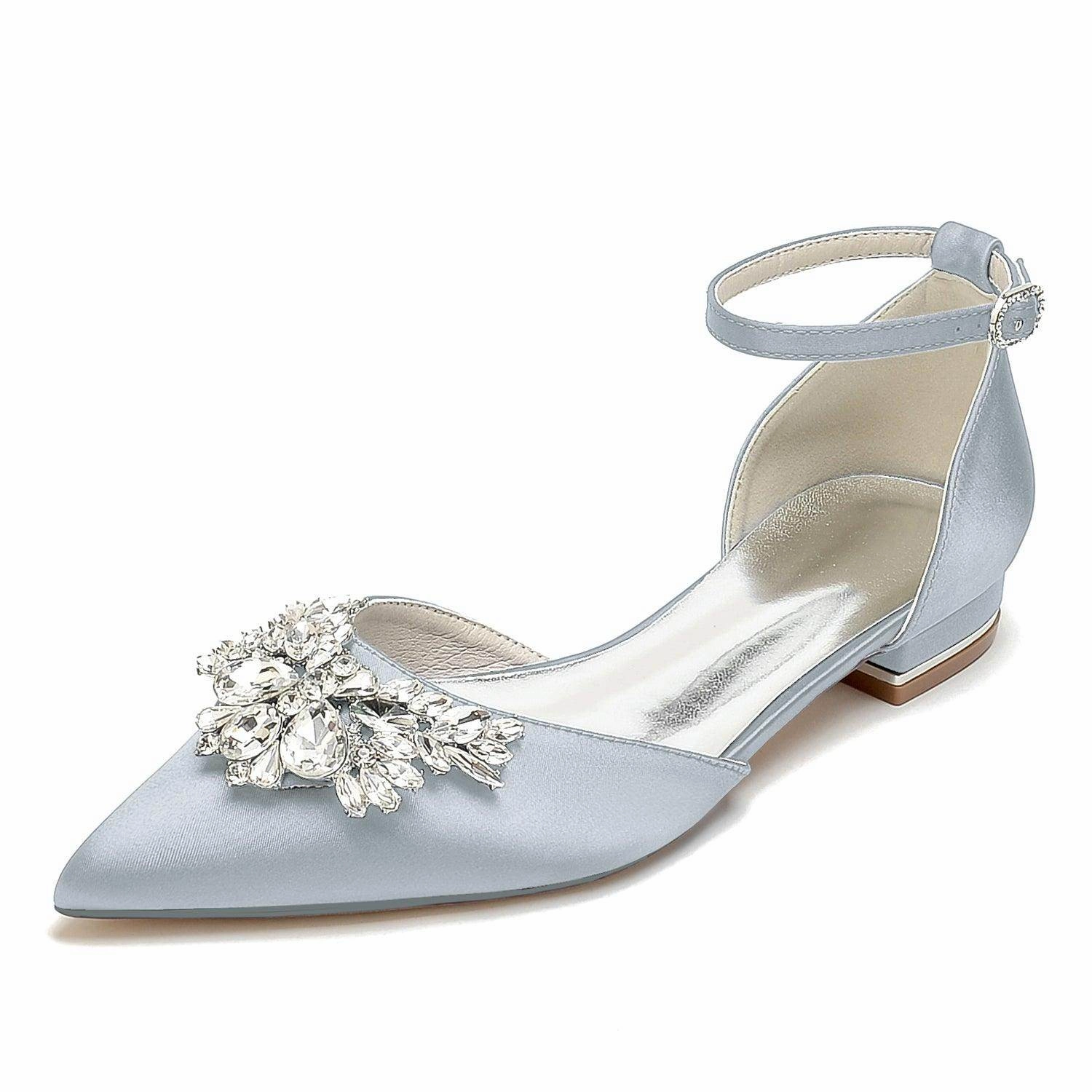 Flat Heel 2.5cm Silk-Like Shoes CK0453