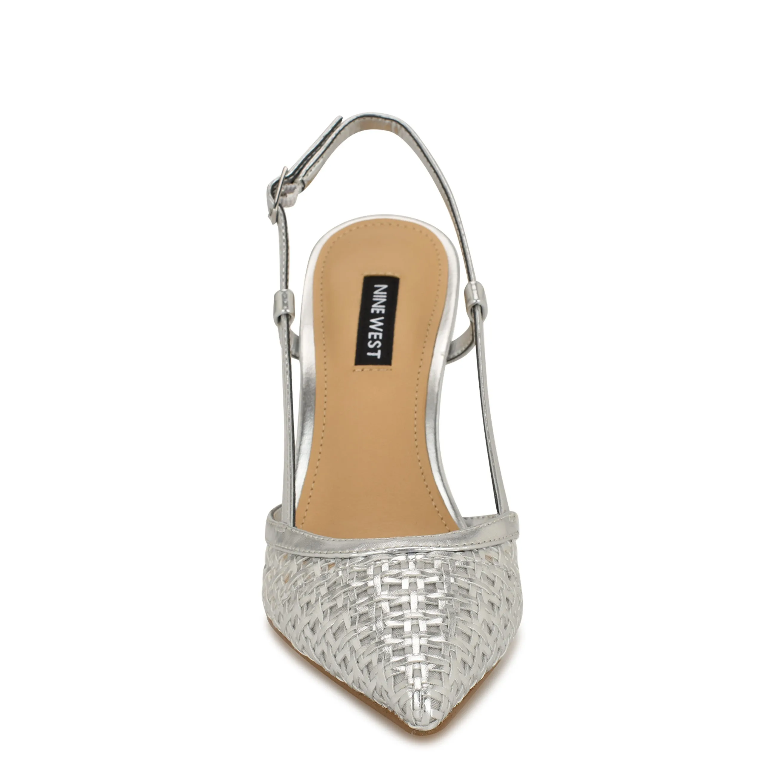 Floree Woven Slingback Pumps