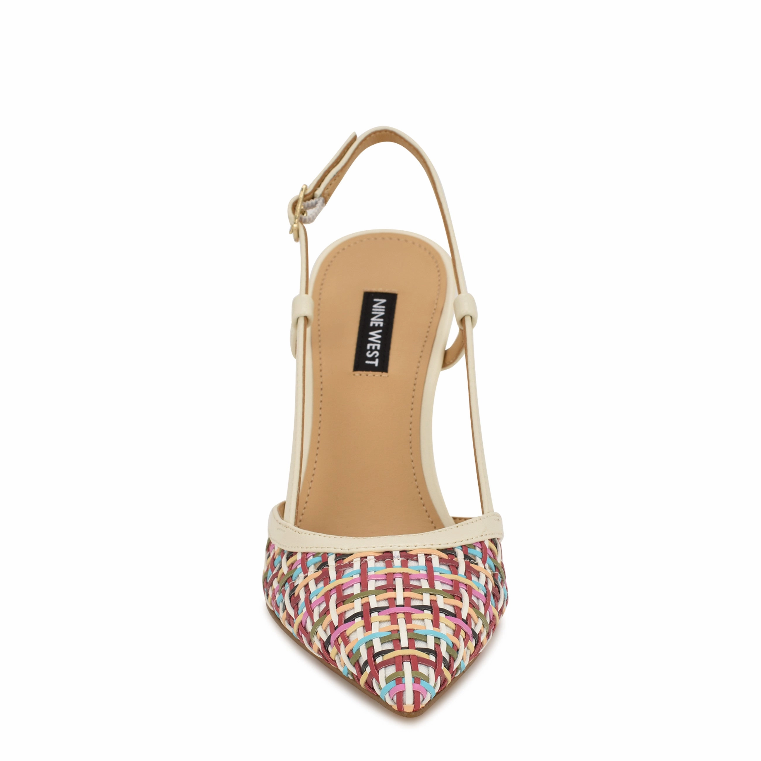 Floree Woven Slingback Pumps