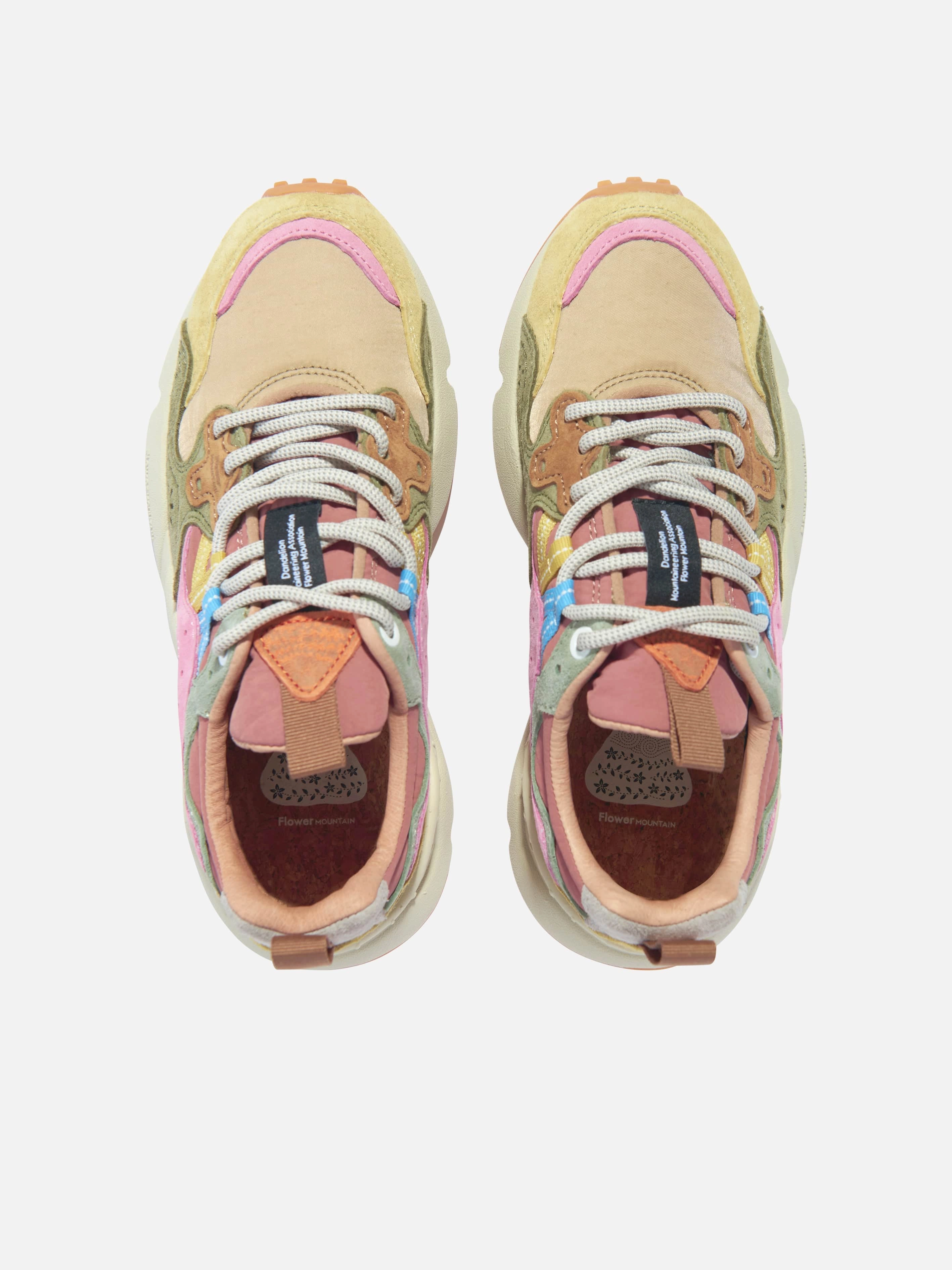Flower Mountain Kids Yamano 3 Trainers in Multicolour
