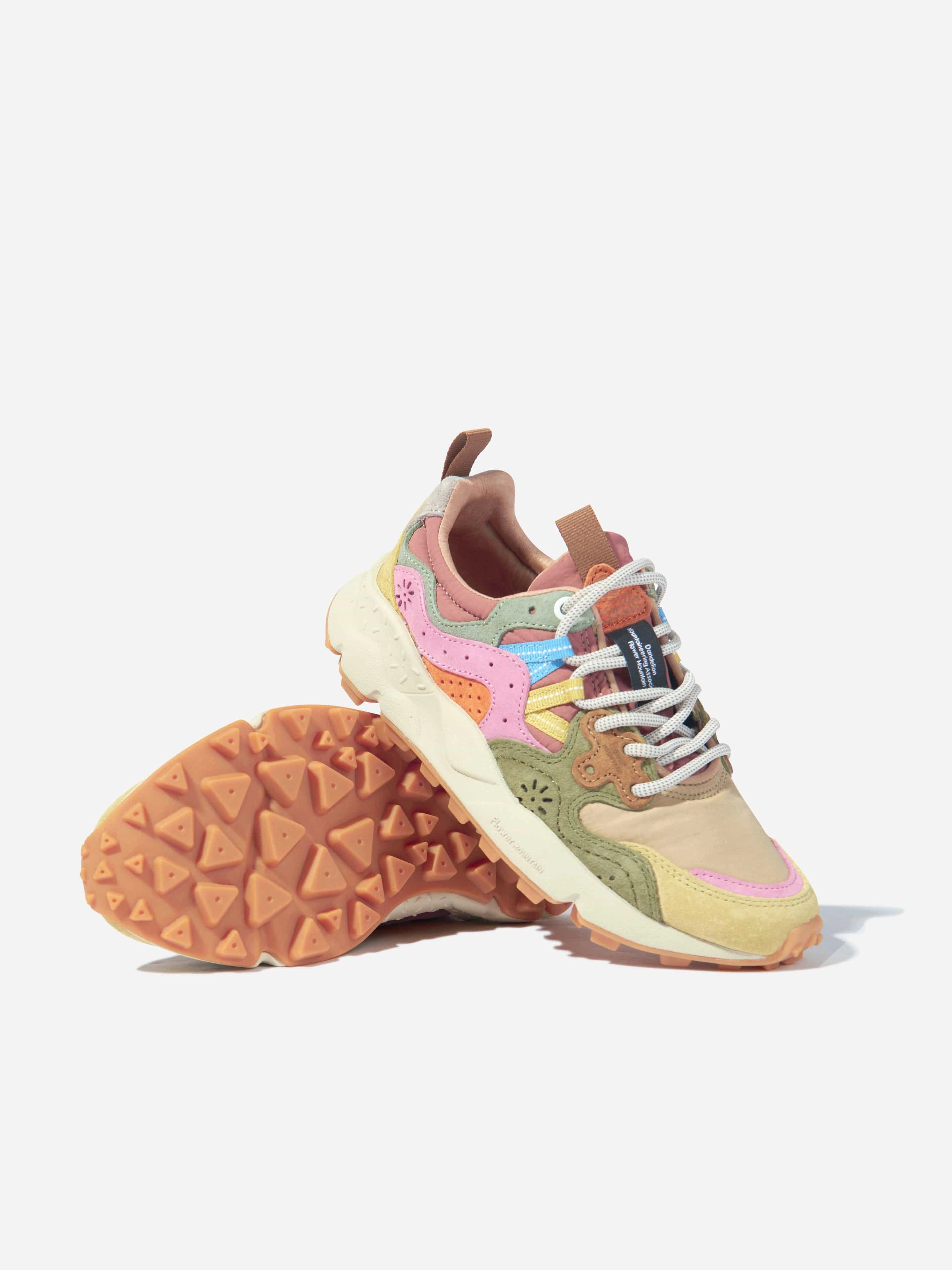 Flower Mountain Kids Yamano 3 Trainers in Multicolour
