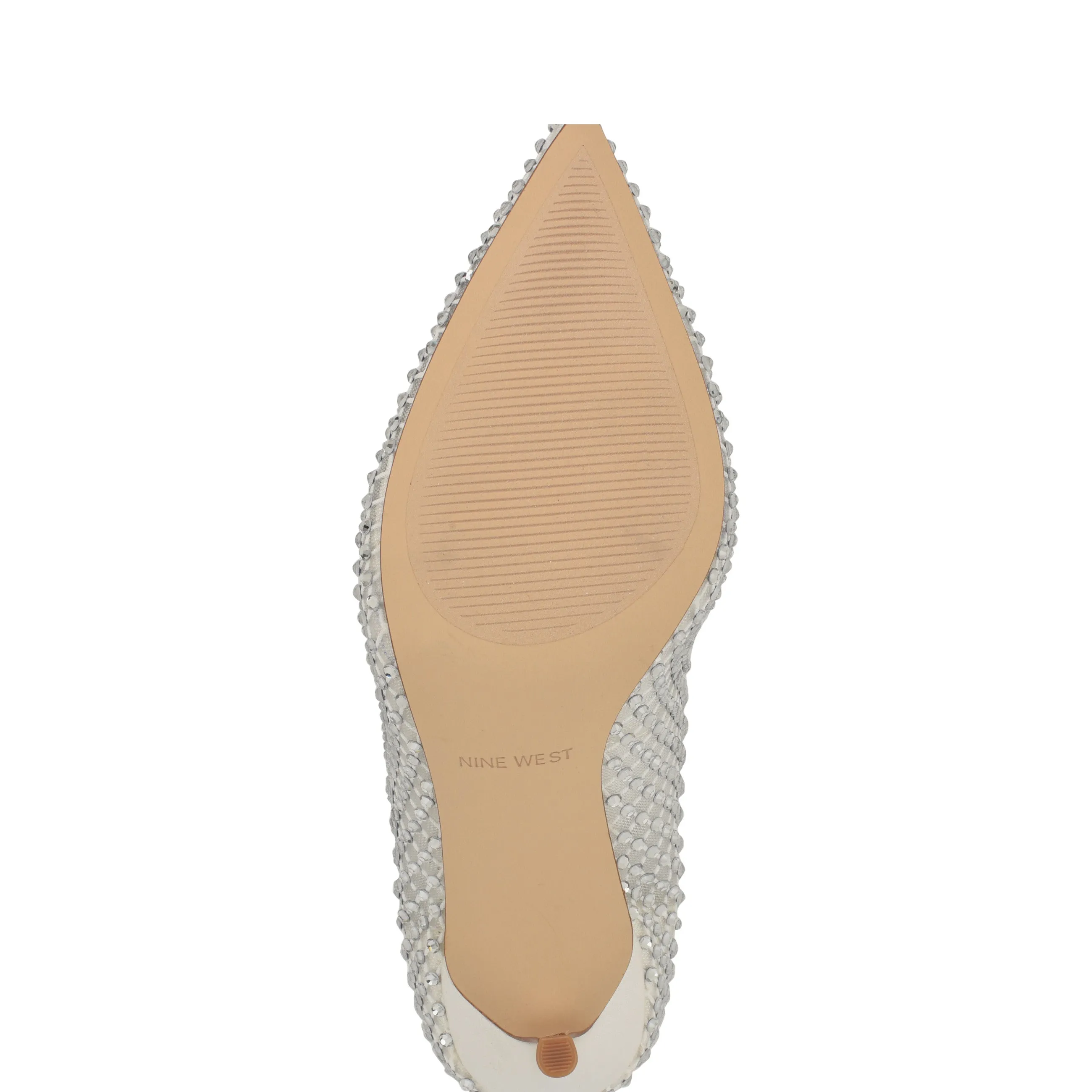 Freshe Rhinestone Mesh Pumps