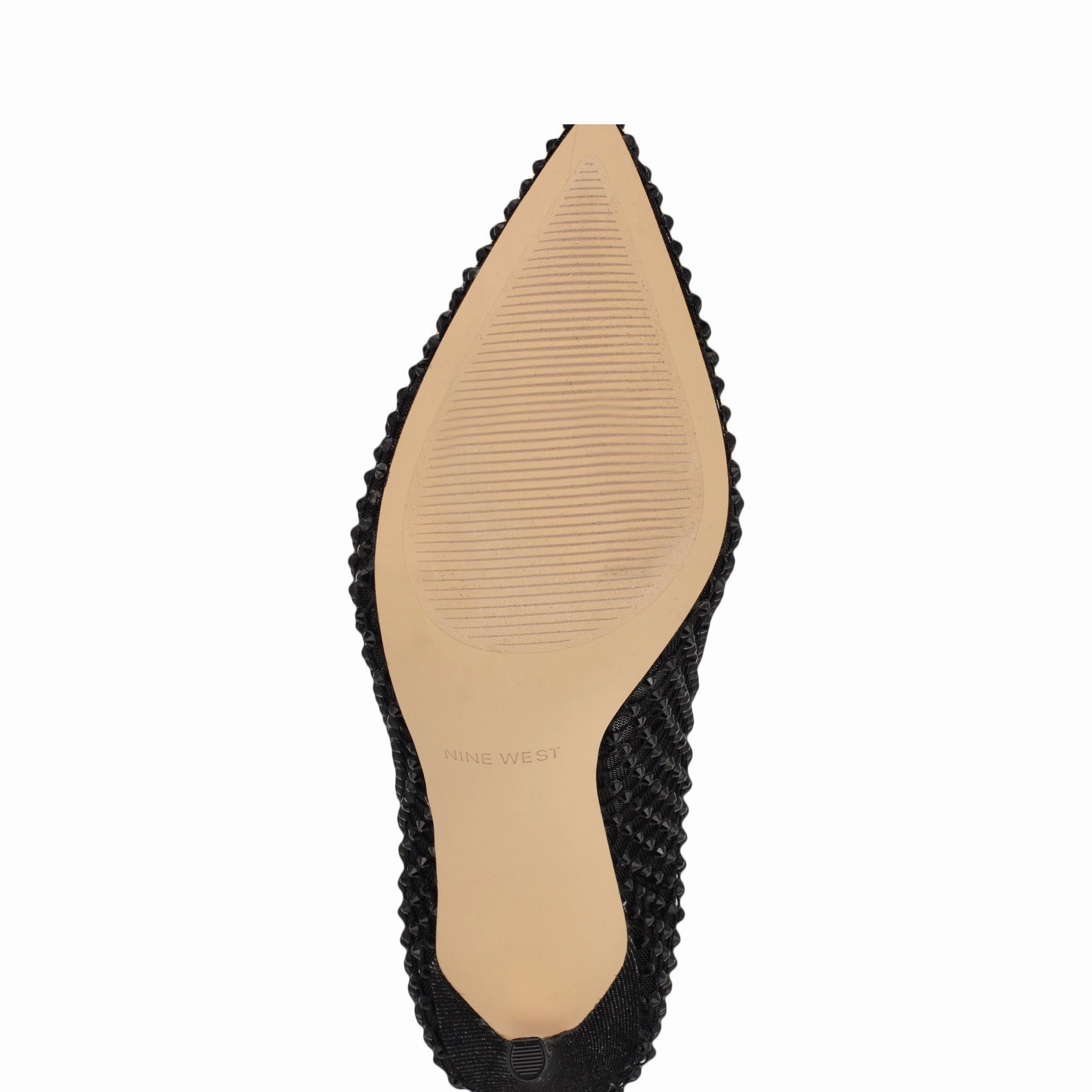 Freshe Rhinestone Mesh Pumps