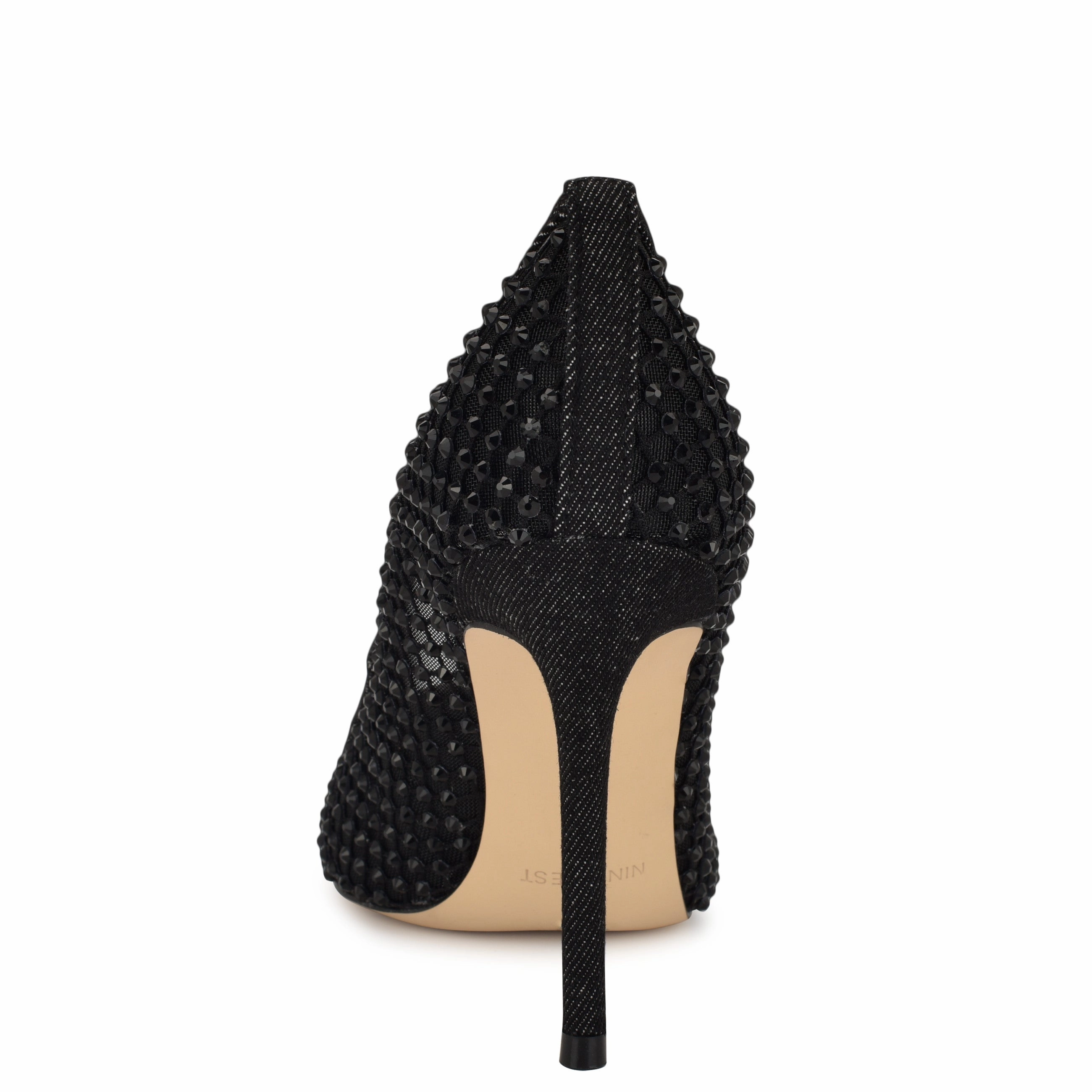 Freshe Rhinestone Mesh Pumps