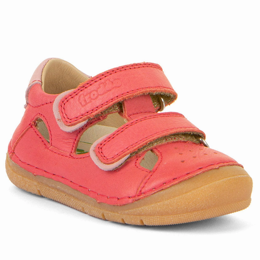 Froddo Girl's Paix Up Double Sandals - Coral