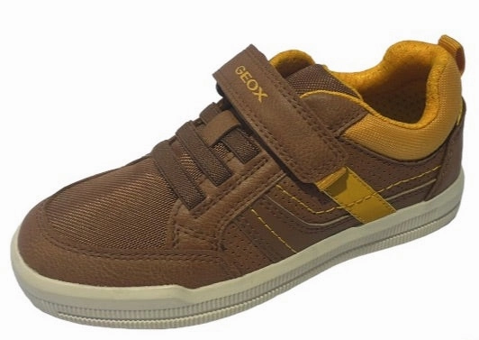 Geox Arzach Cognac Dark Yellow Sneakers