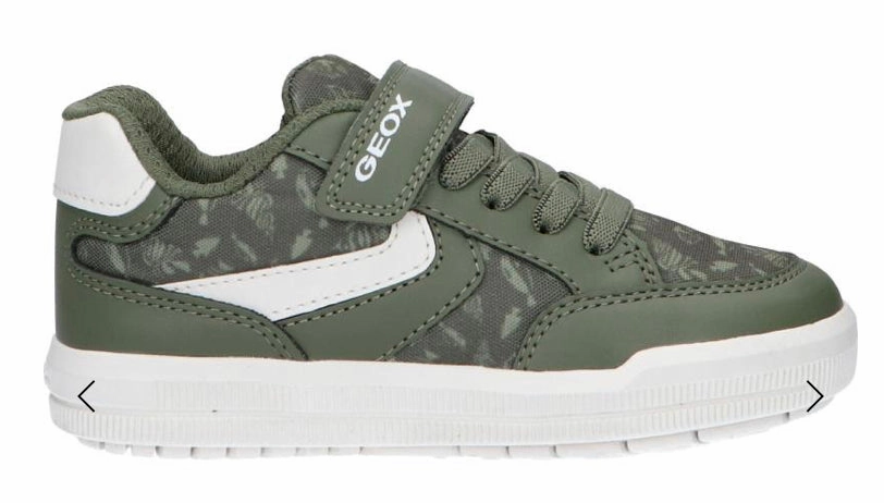 Geox Arzach Sage Off White Boys Sneakers