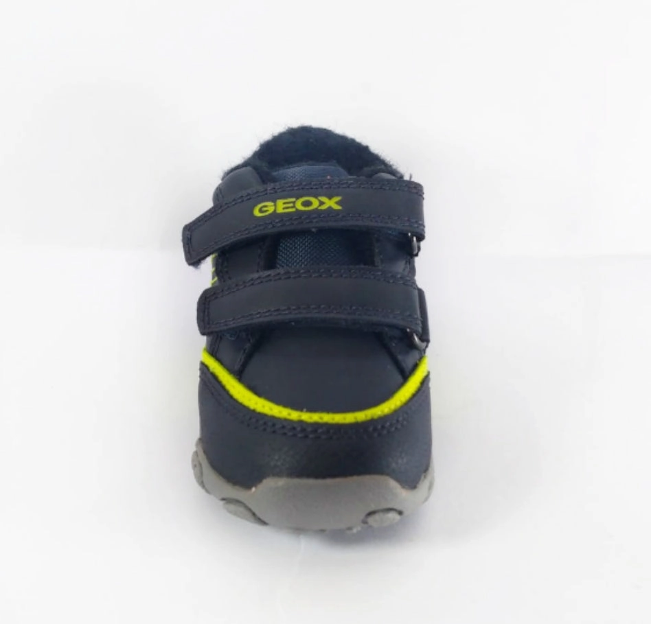 Geox Balu Navy Lime Baby Booties