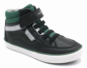 Geox Gisli Black Grey Hightop Sneakers