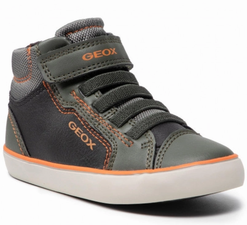 Geox Gisli Military Black Hightop Sneakers