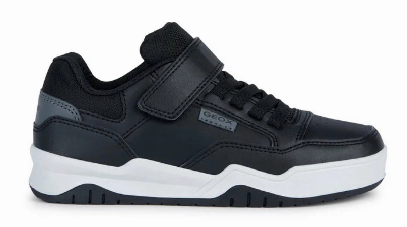 Geox Perth Black Dark Grey Sneakers