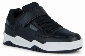 Geox Perth Black Dark Grey Sneakers