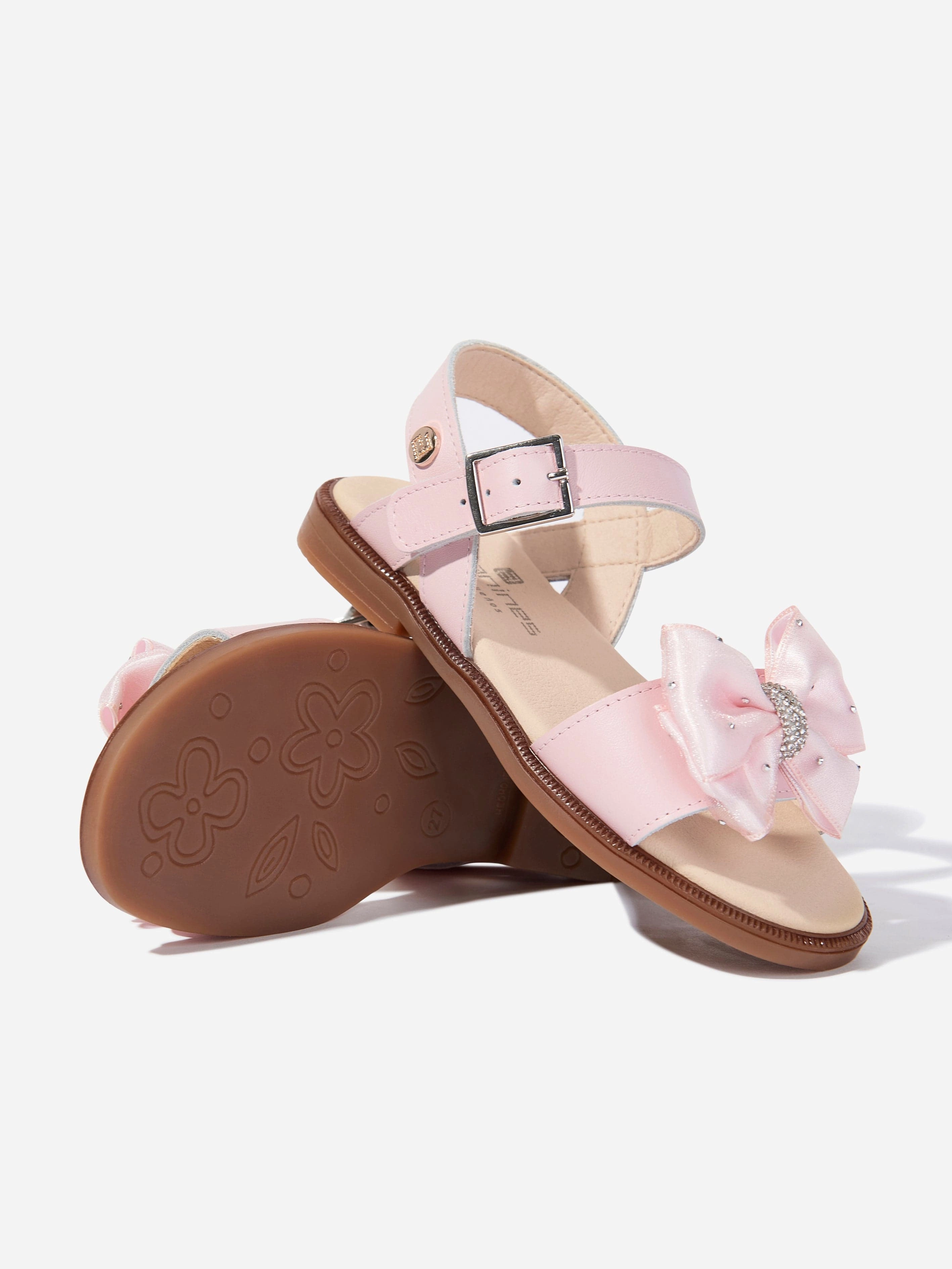 Girls Bow Sandals in Pink