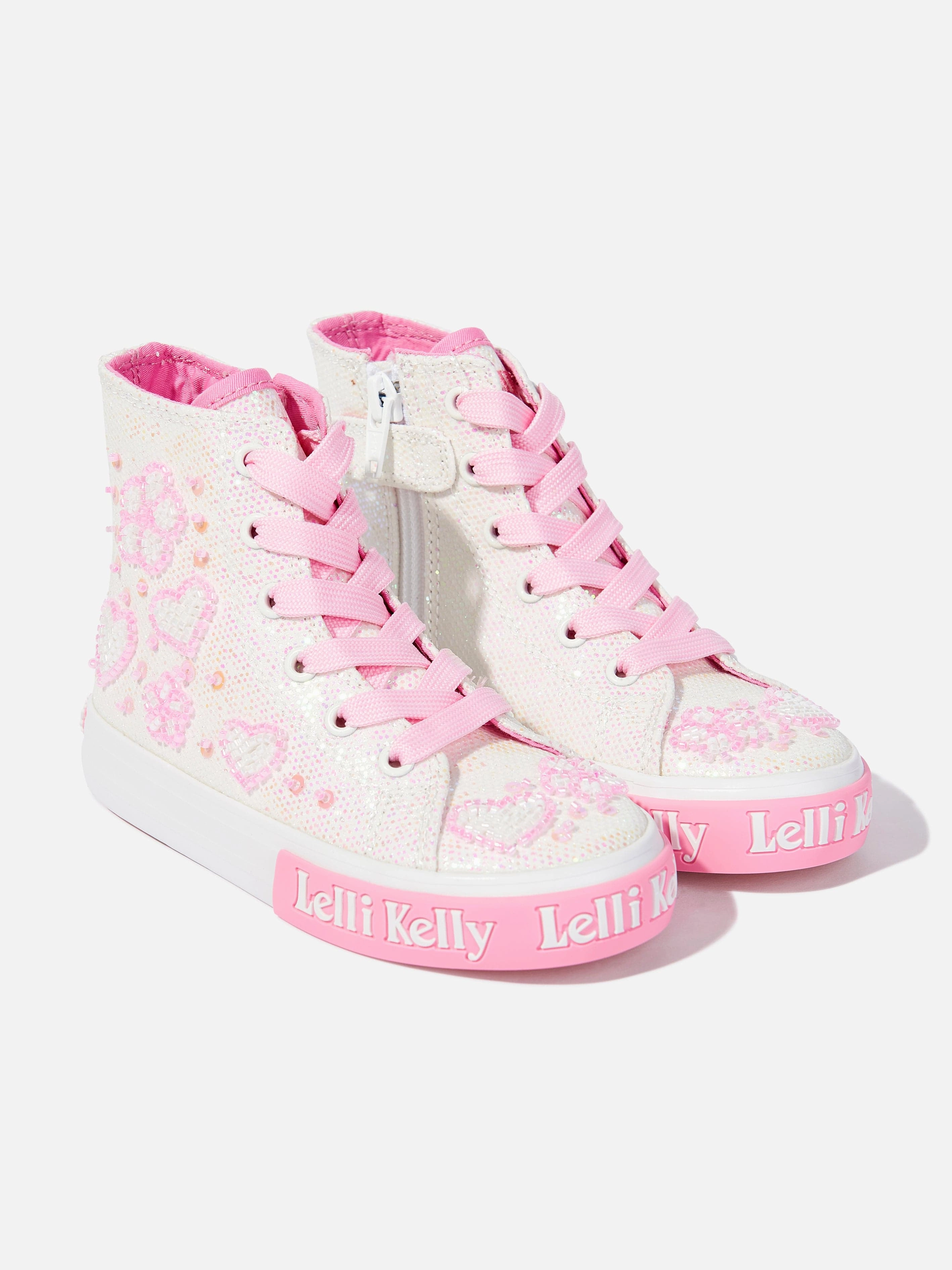 Girls Cressida Mid Baseball Boots in Ivory