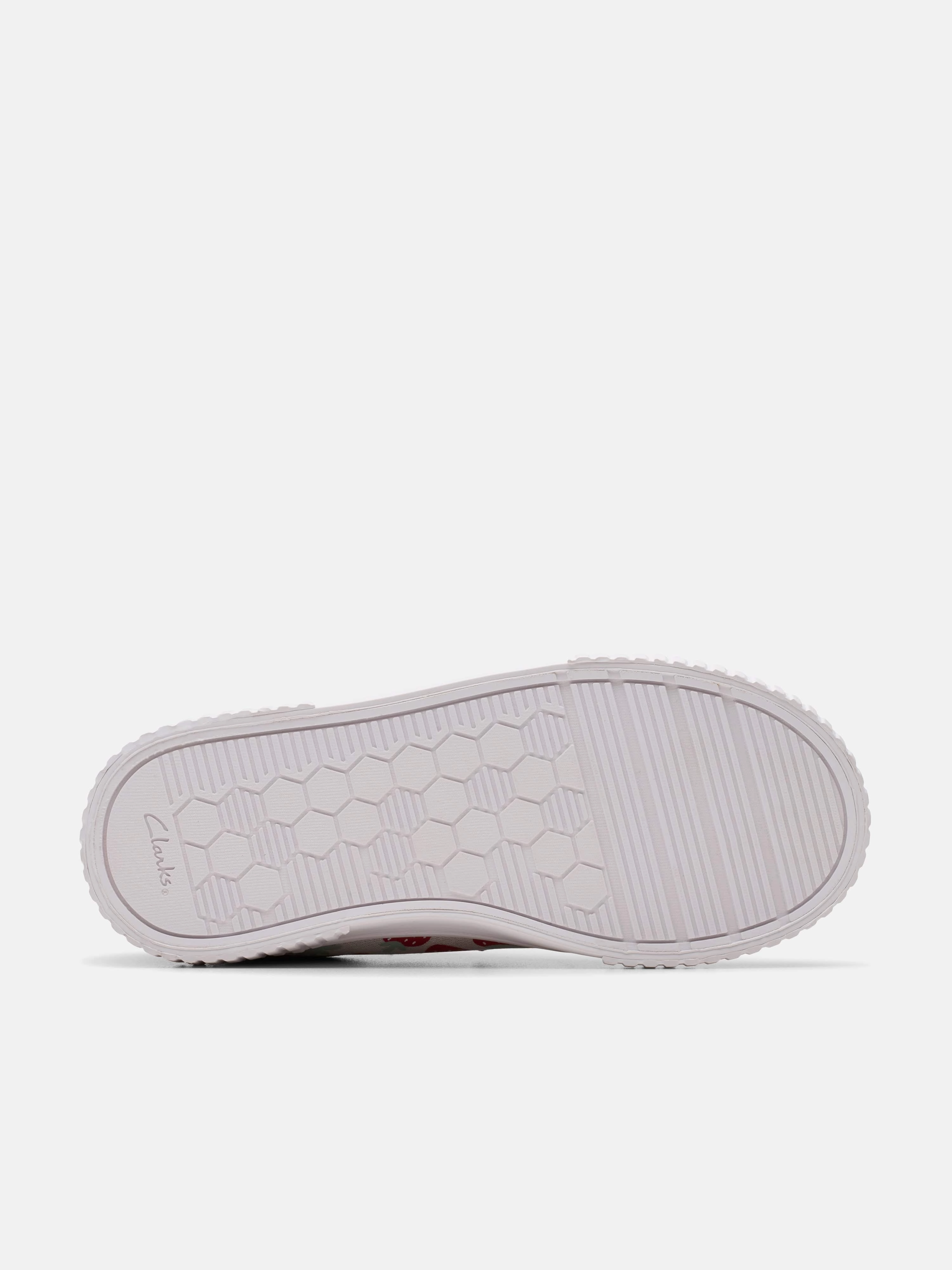 Girls Foxing Fraise Trainers in Beige
