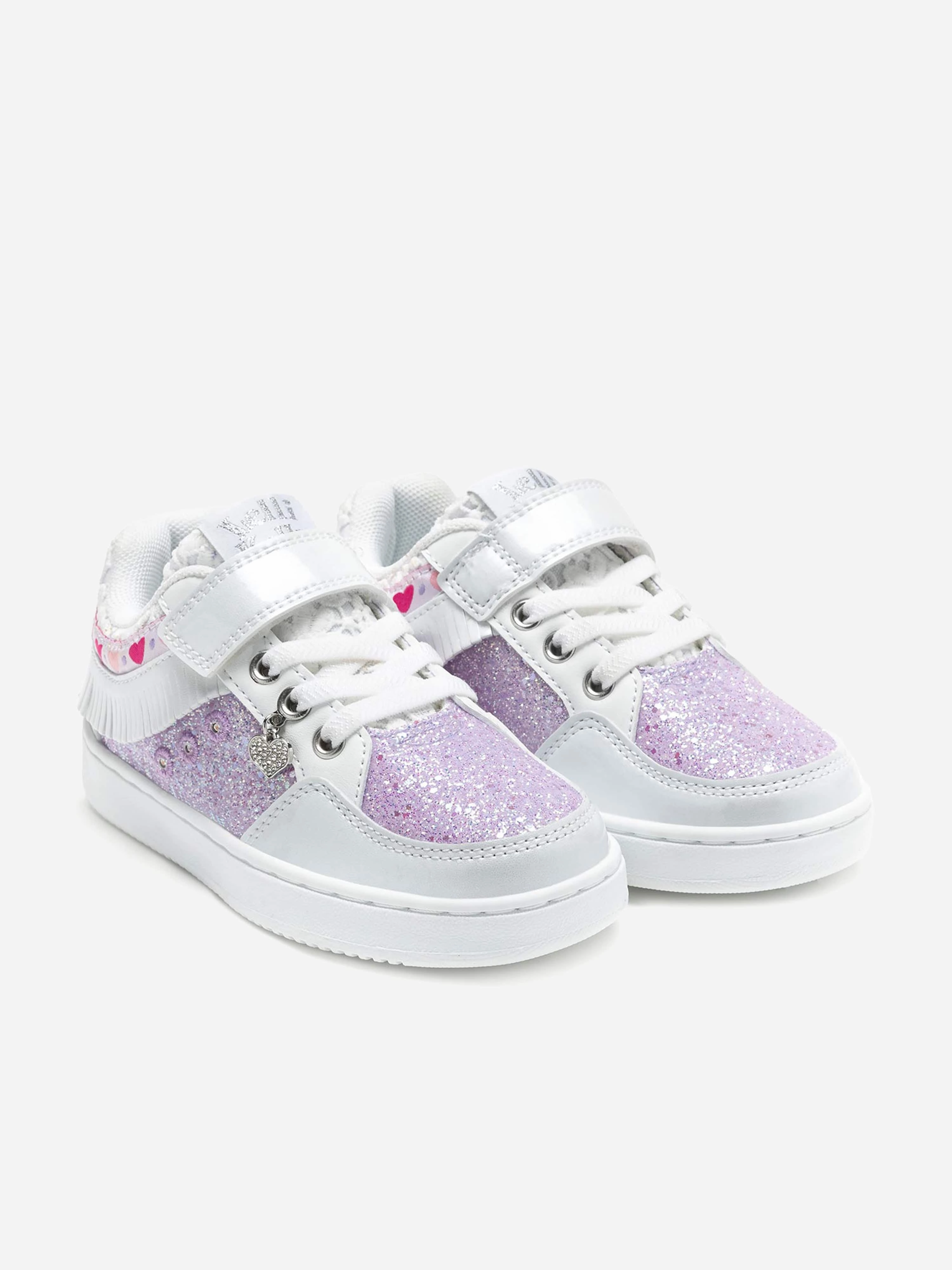 Girls Frangetta Mix Trainers in White