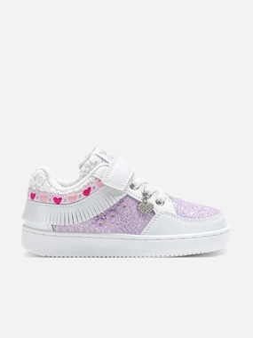 Girls Frangetta Mix Trainers in White