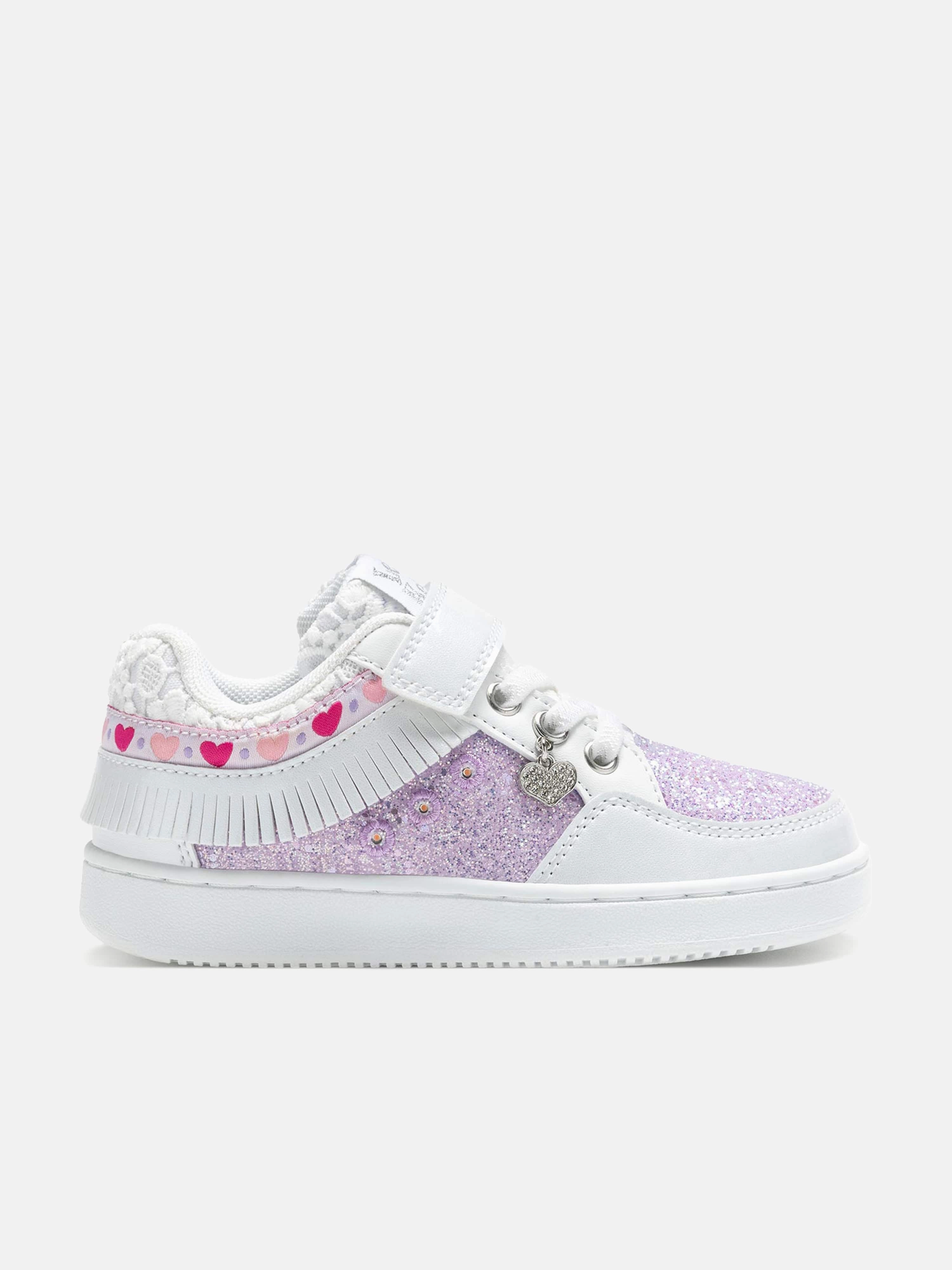 Girls Frangetta Mix Trainers in White