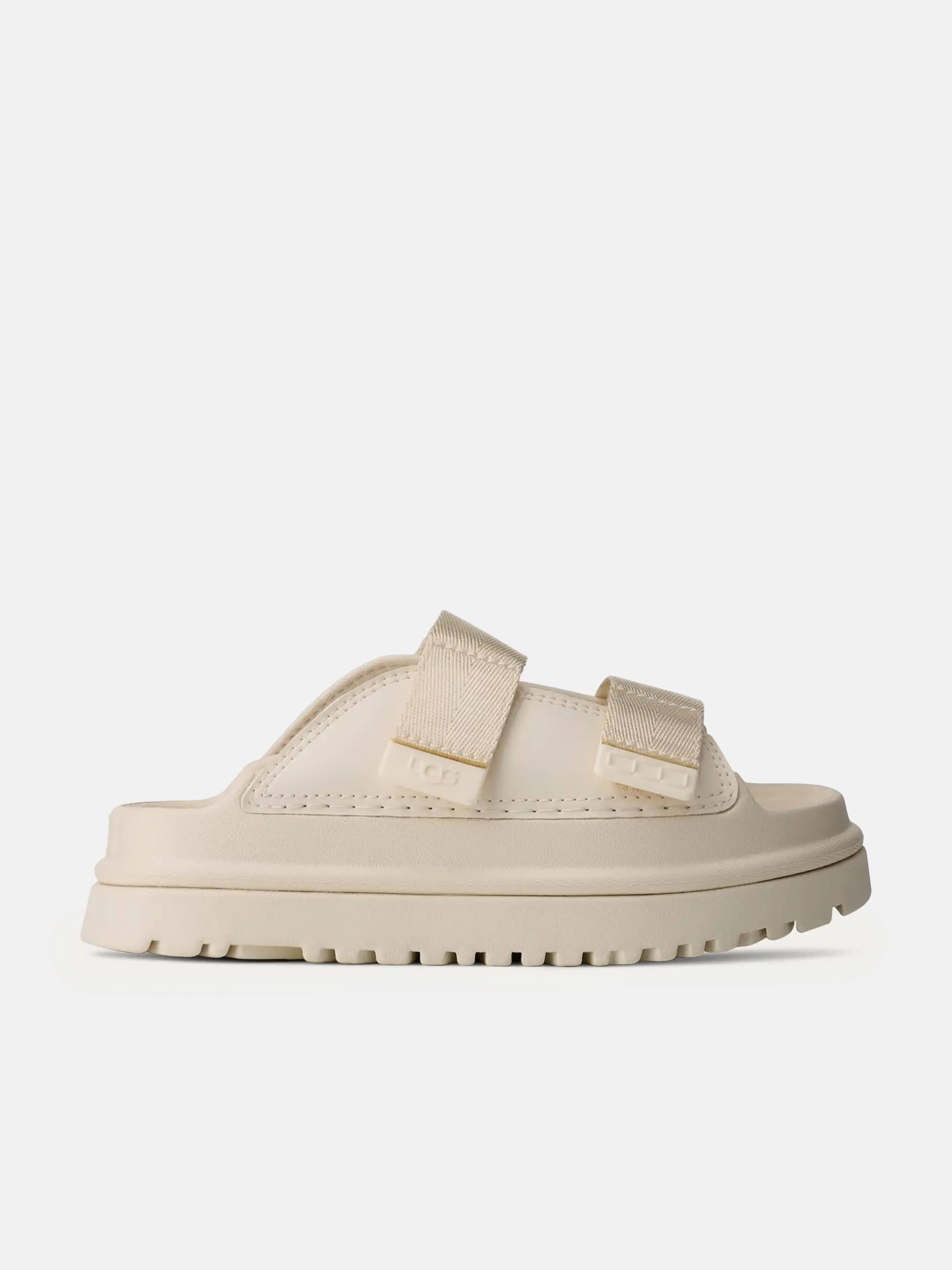 Girls GoldenGlow Slide in Ivory