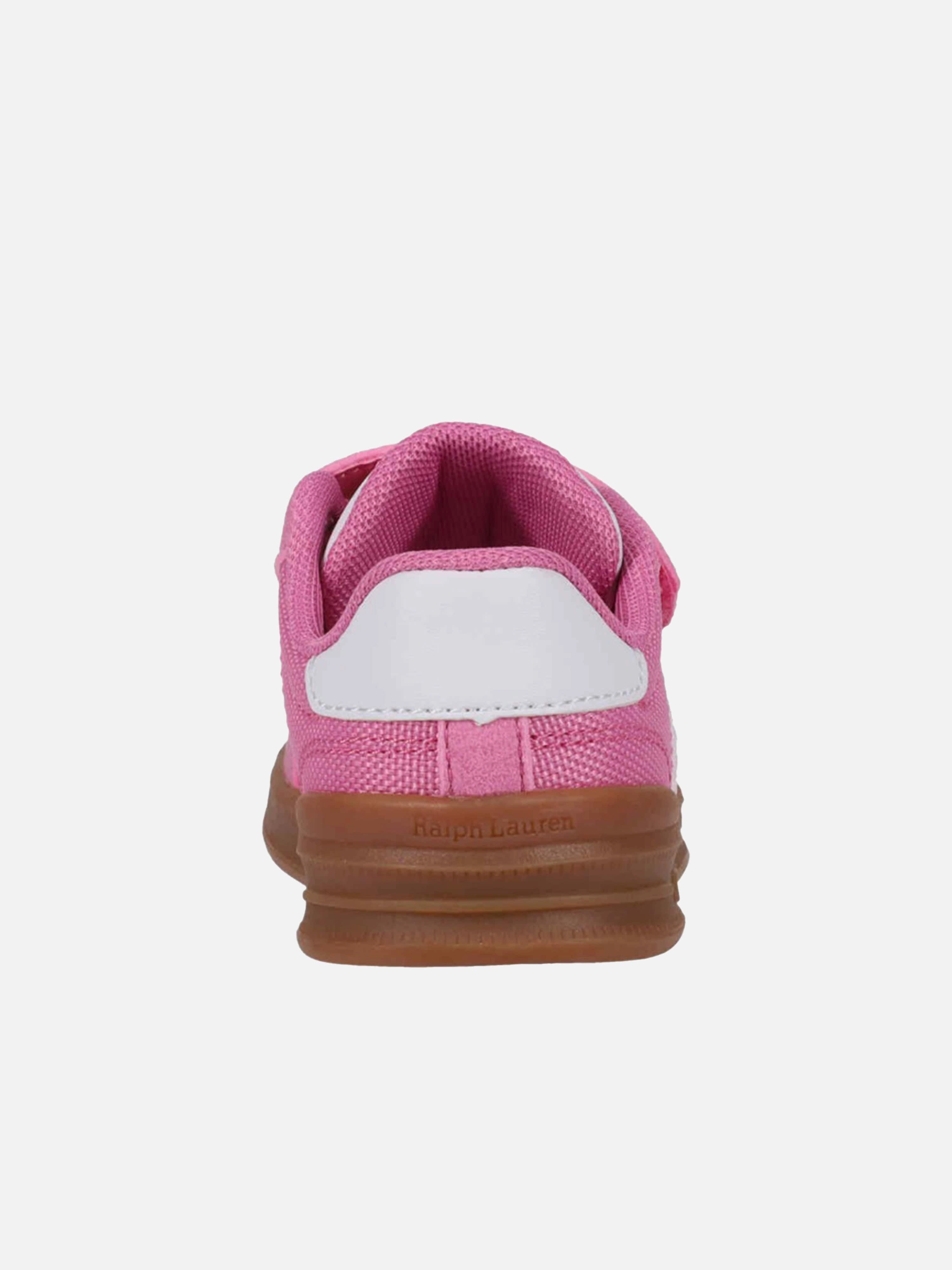 Girls Heritage Court III T-Toe EZ Trainers in Pink