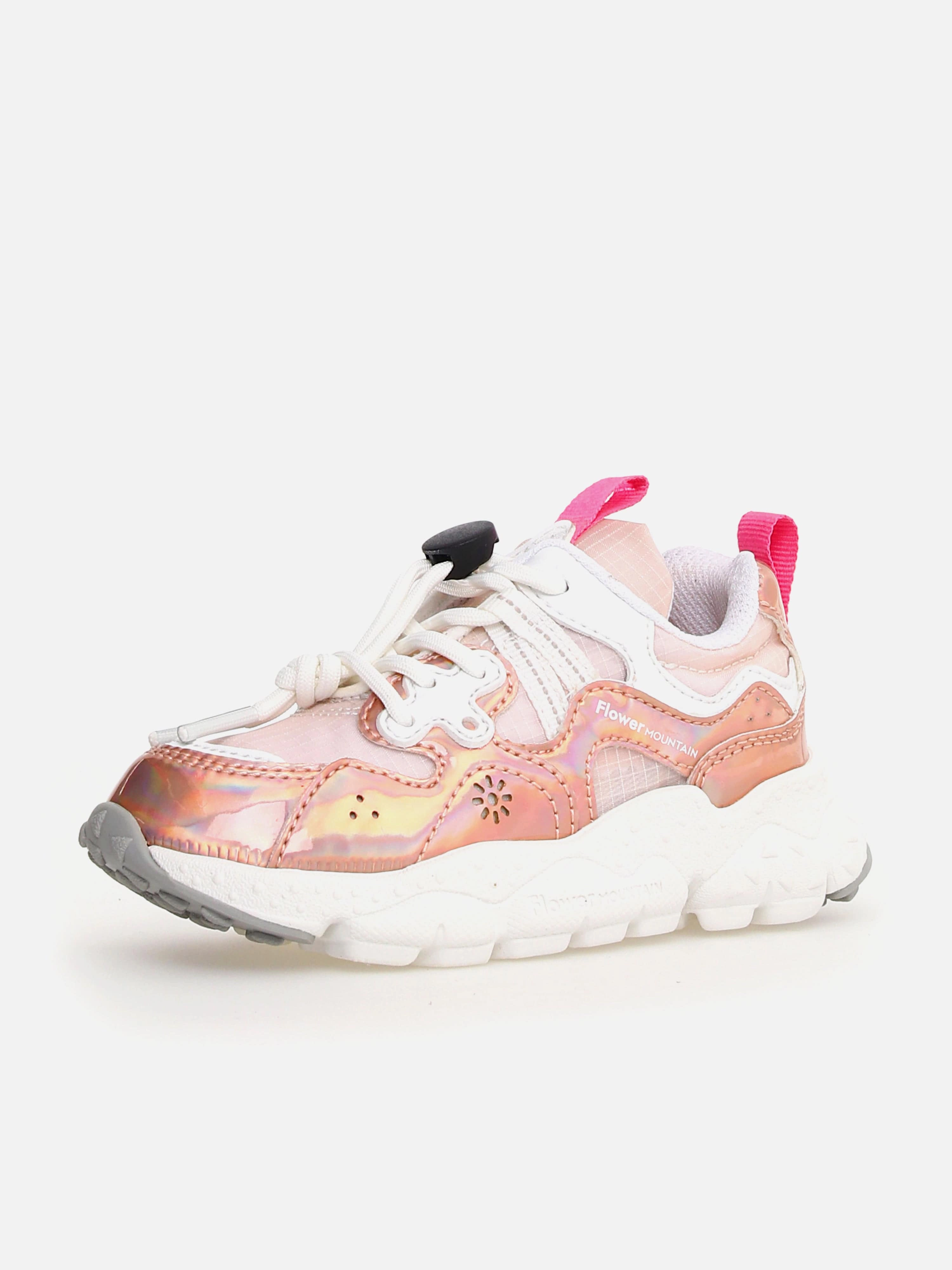 Girls Metallic Yamano 3 Trainers in Pink