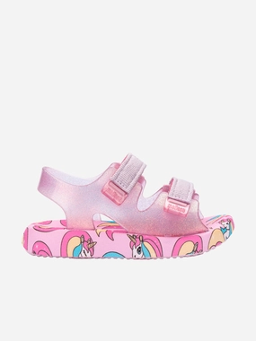 Girls Mix Unicorn Sandals in Pink