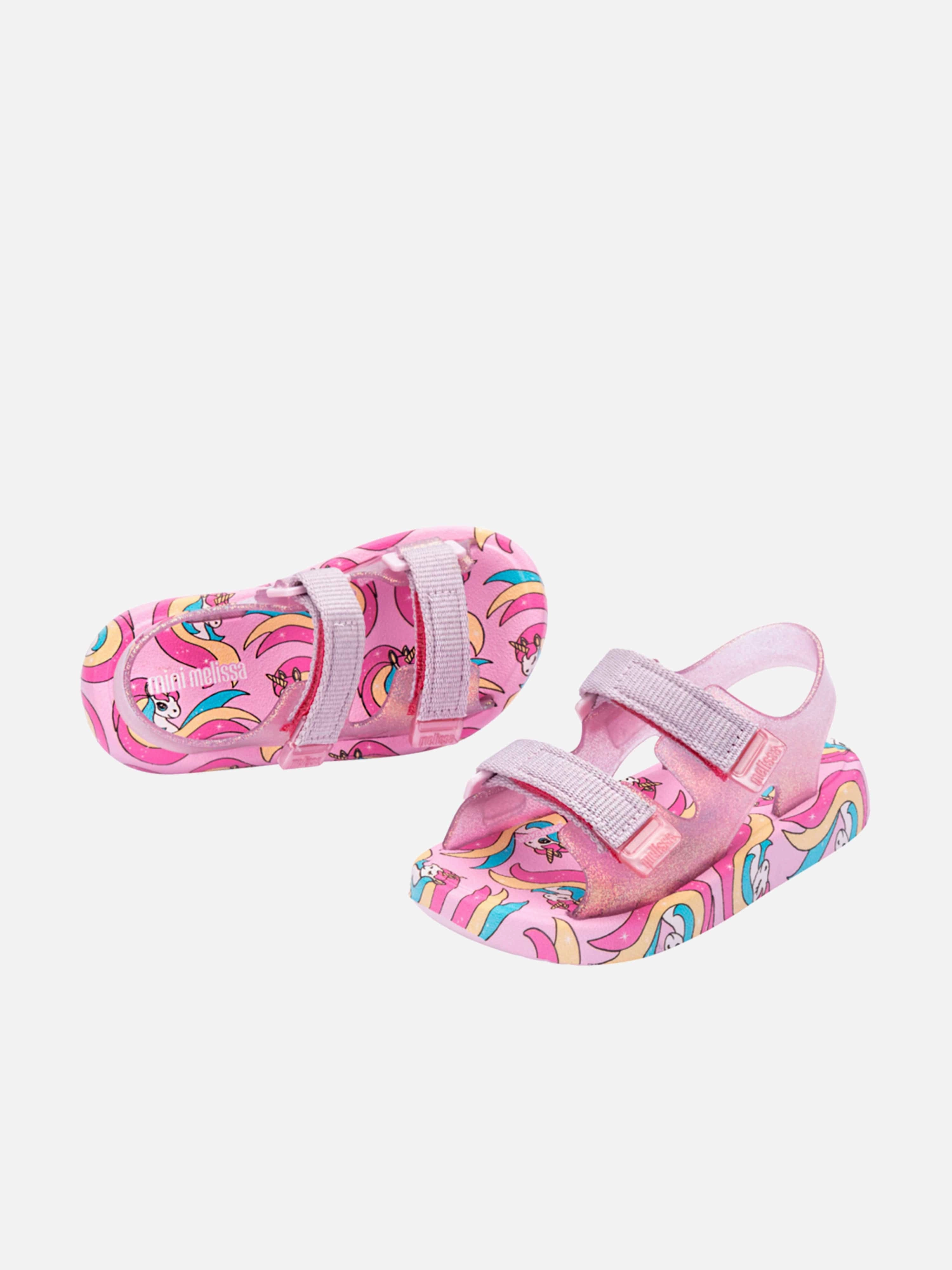 Girls Mix Unicorn Sandals in Pink