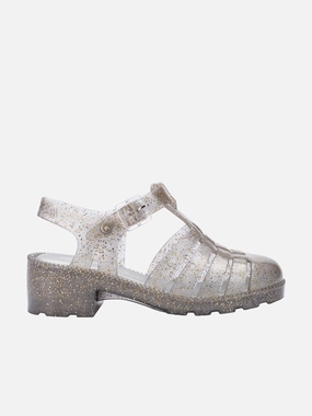 Girls Possession Heel Sandals in Silver