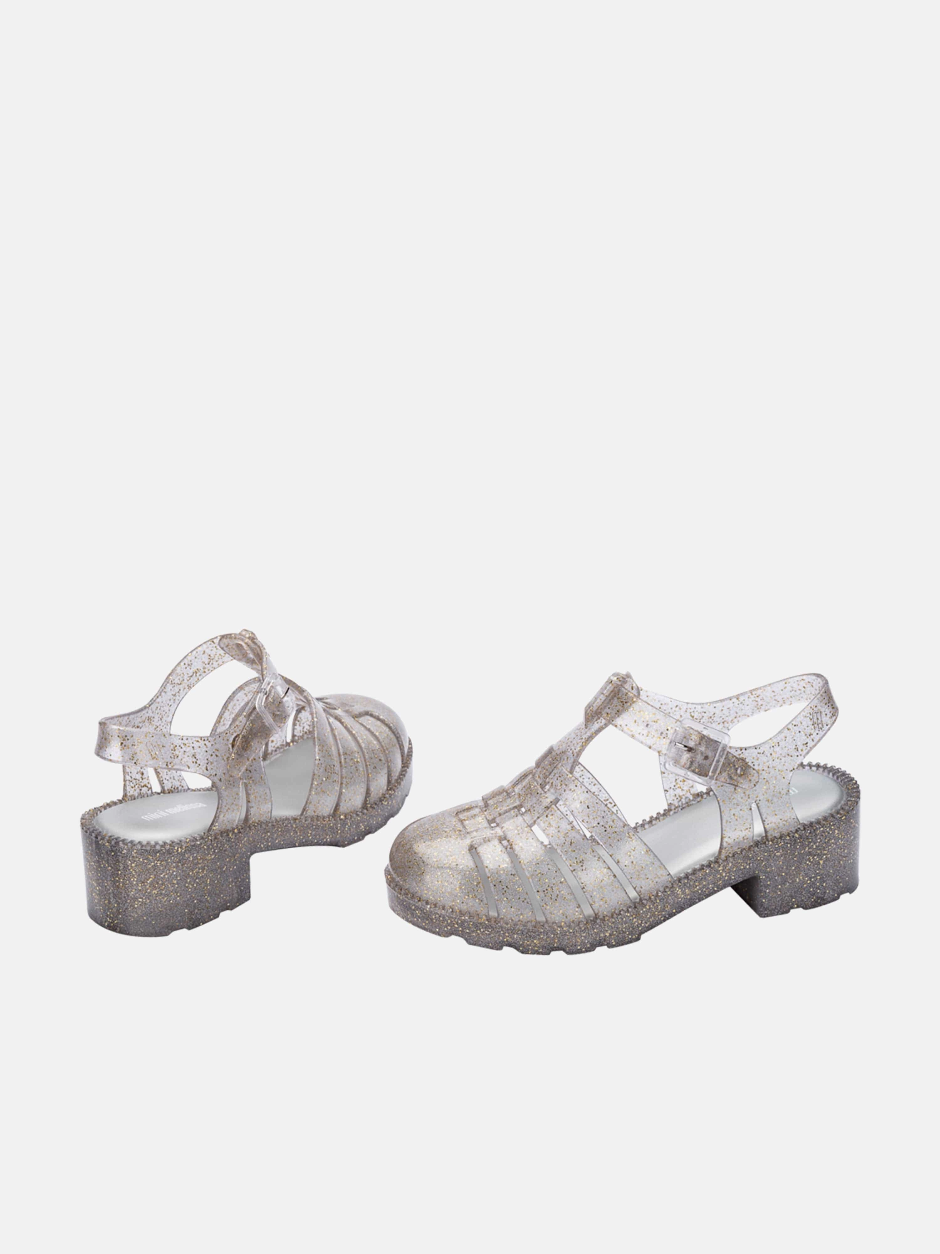 Girls Possession Heel Sandals in Silver