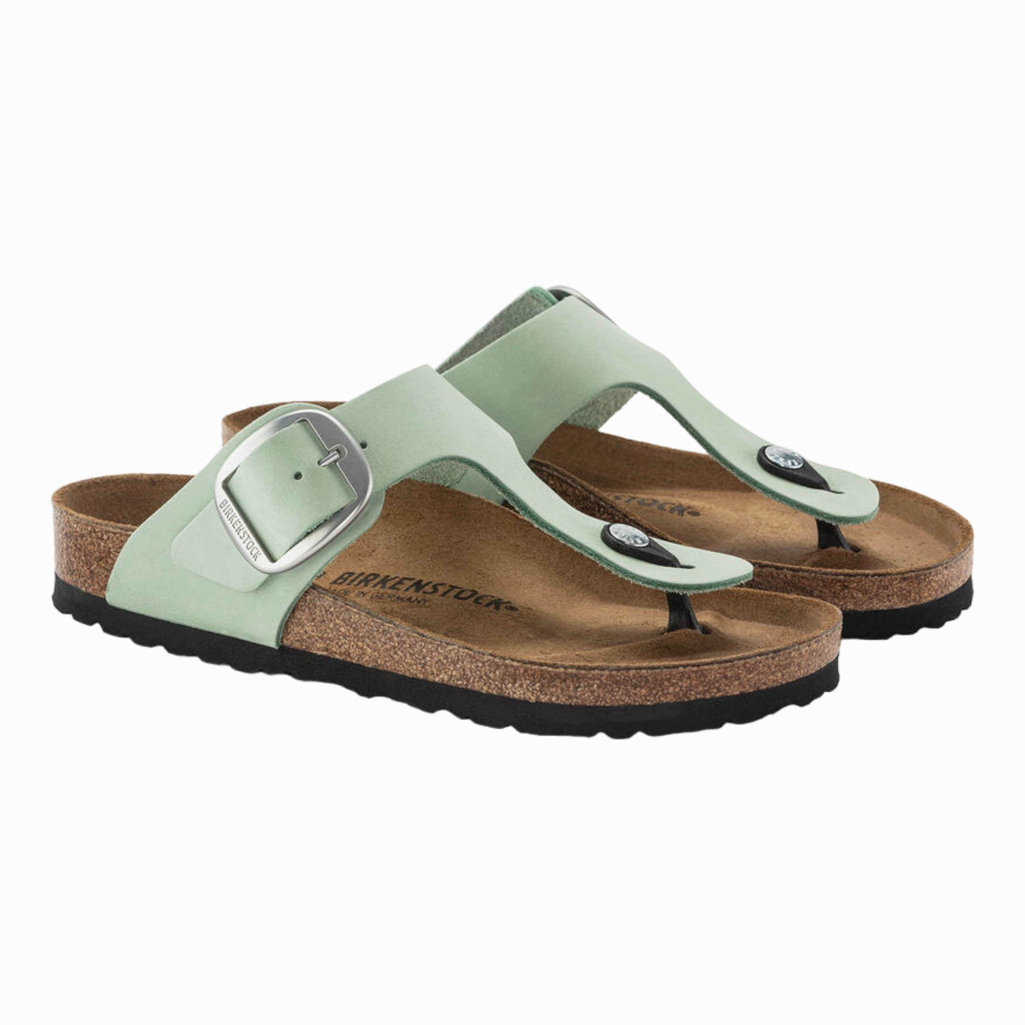Gizeh Big Buckle Nubuck Leather