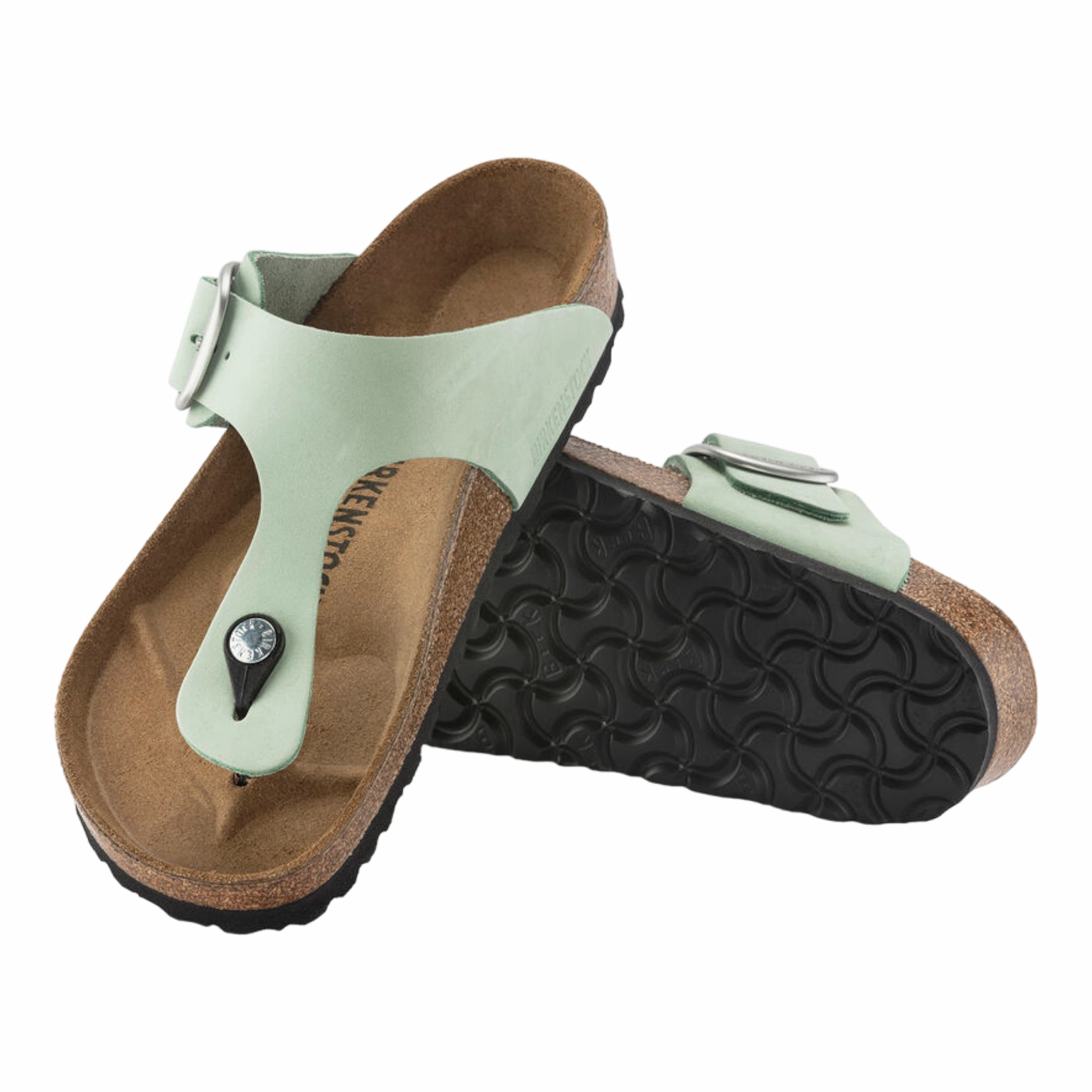 Gizeh Big Buckle Nubuck Leather
