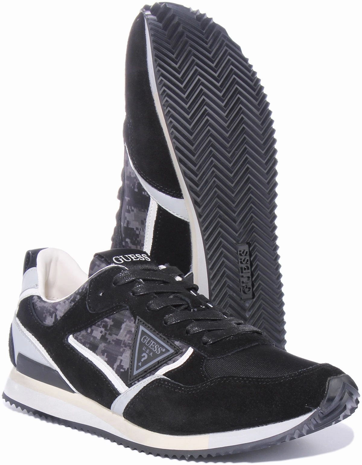 Guess Treviso In Black Grey For Men