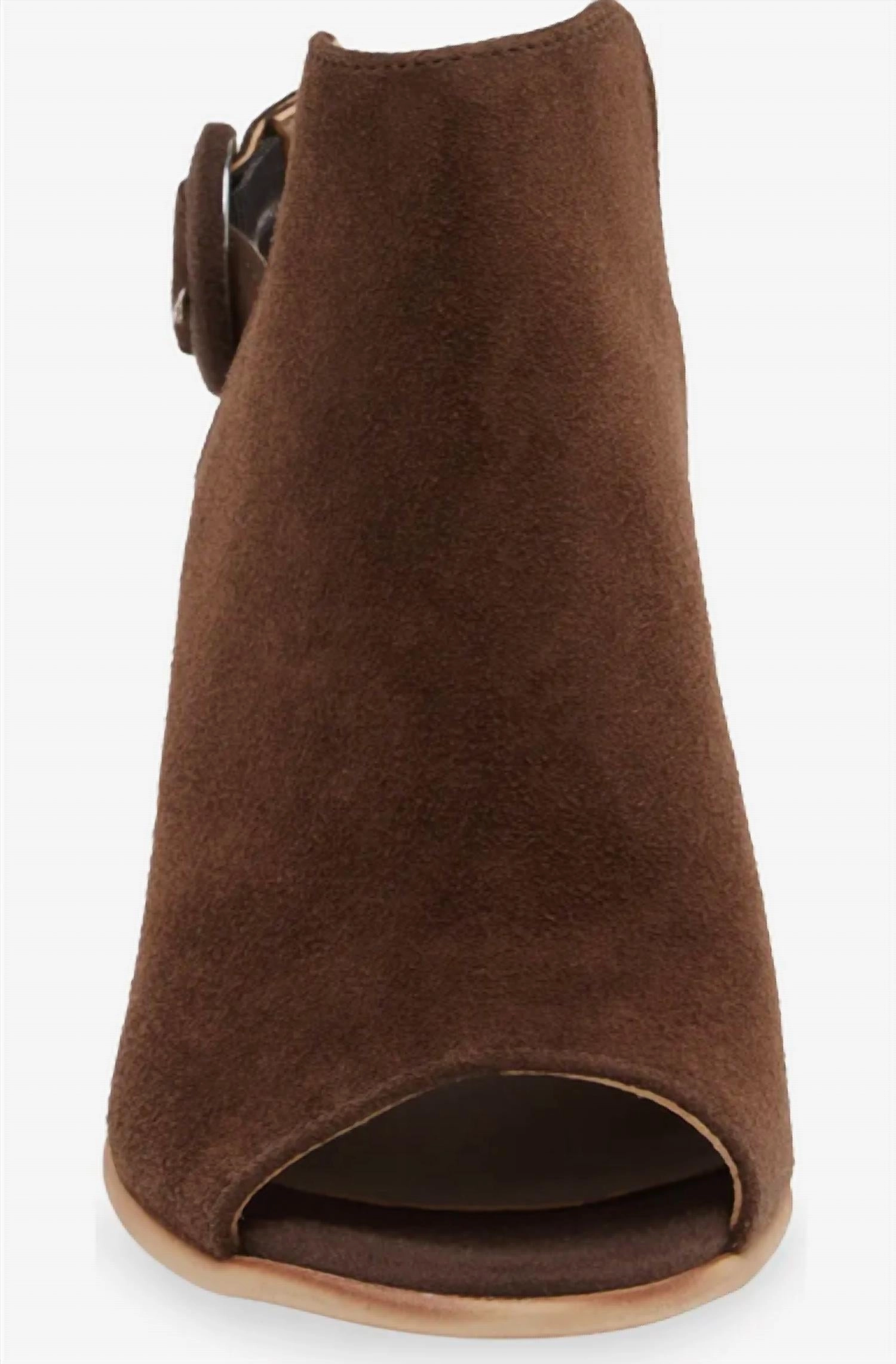 Gwen Heeled Sandal In Camoscio Cacao