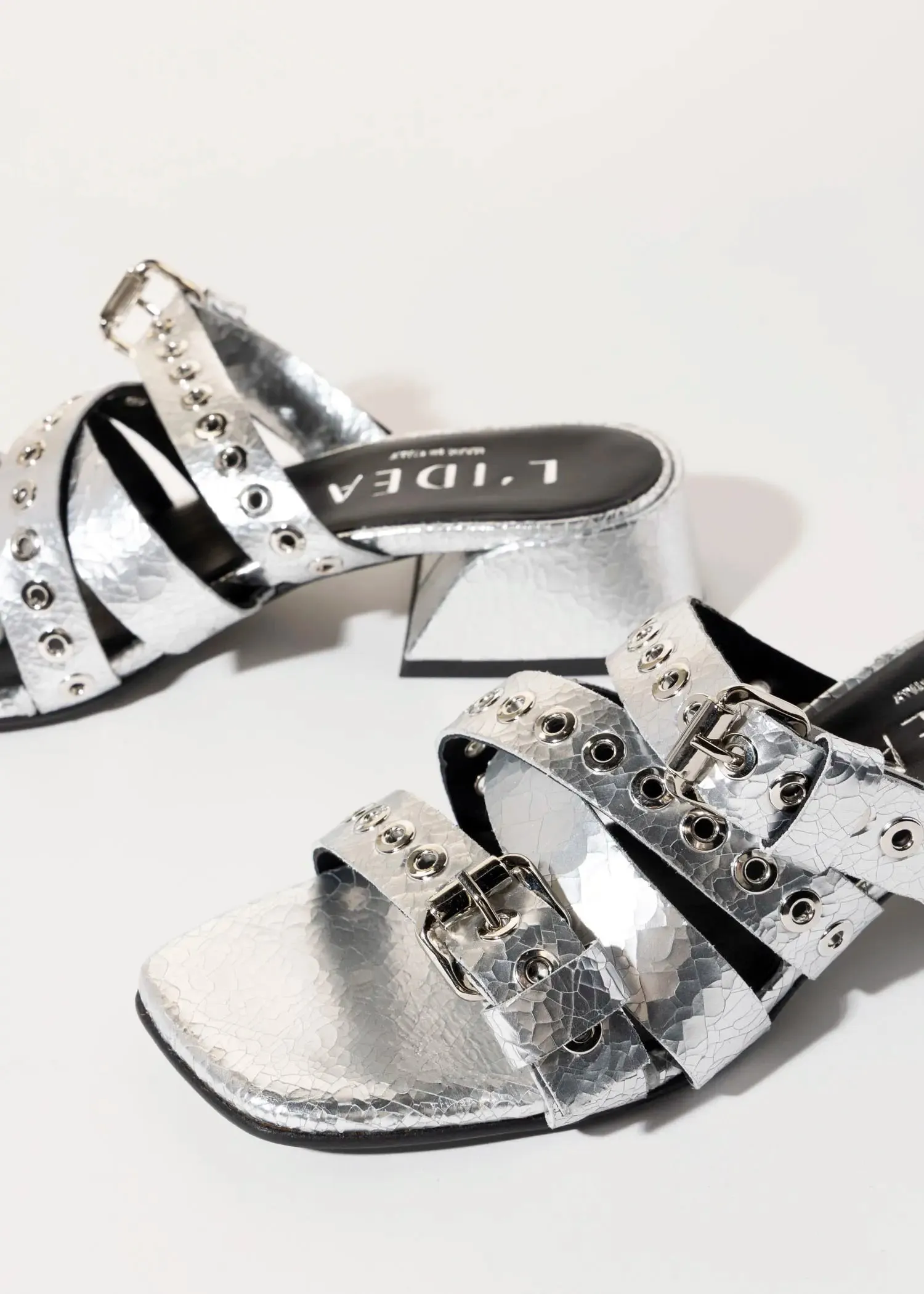 Heeled Slide Sandal