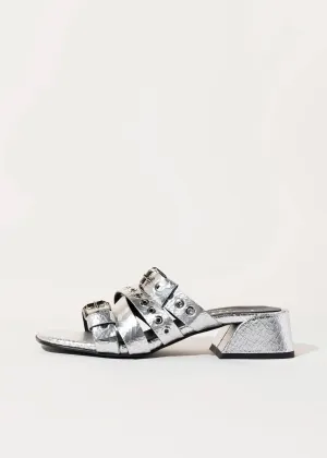 Heeled Slide Sandal