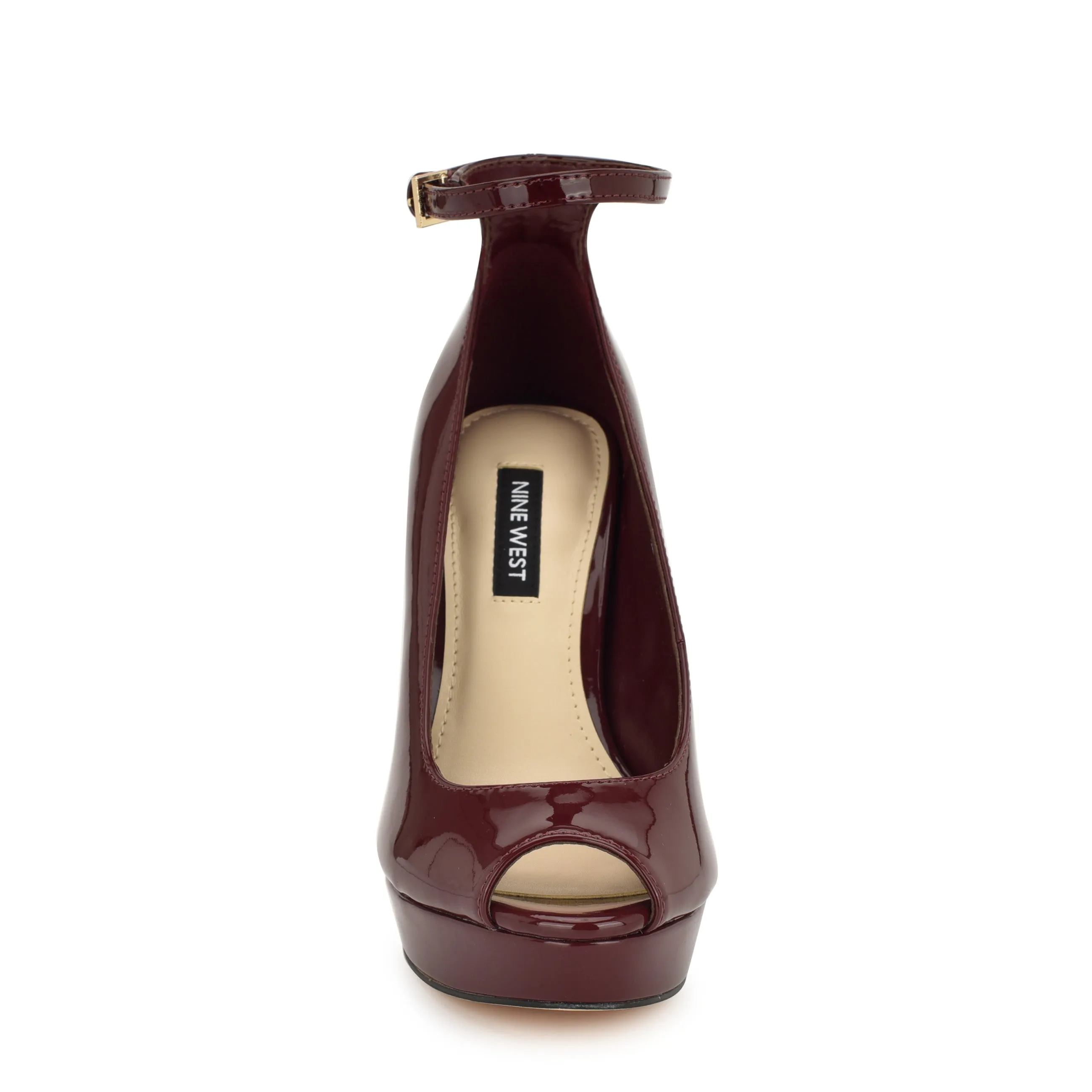 Hinko Peep Toe Platform Pumps