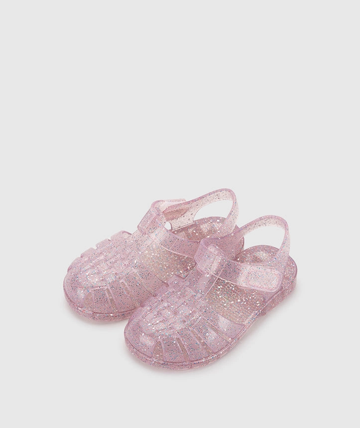 Igor 10329-385 Clasica Cristal Sandals, Tr.Rosa Multi Glitter