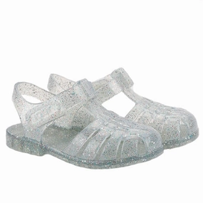 Igor 10329-386 Clasica Cristal Sandals, Tr.Transparente Multi Glitter