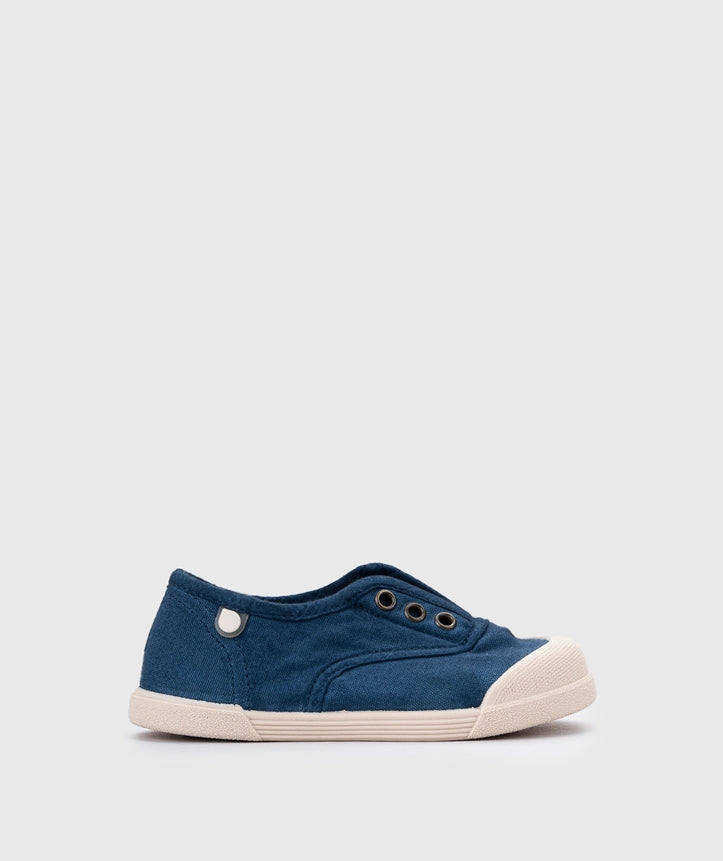 Igor Boy's And Girl's Lona Laceless Shoes - Marino
