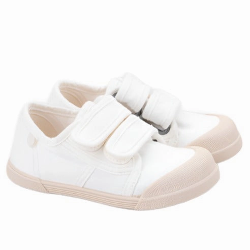 Igor Boy's and Girl's Lona V Shoes, Blanco