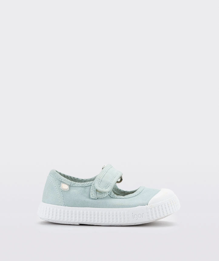 Igor Girl's Irene Mary Jane Shoes - Menta