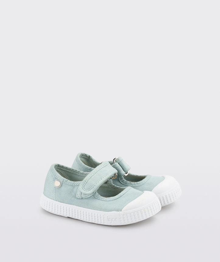 Igor Girl's Irene Mary Jane Shoes - Menta