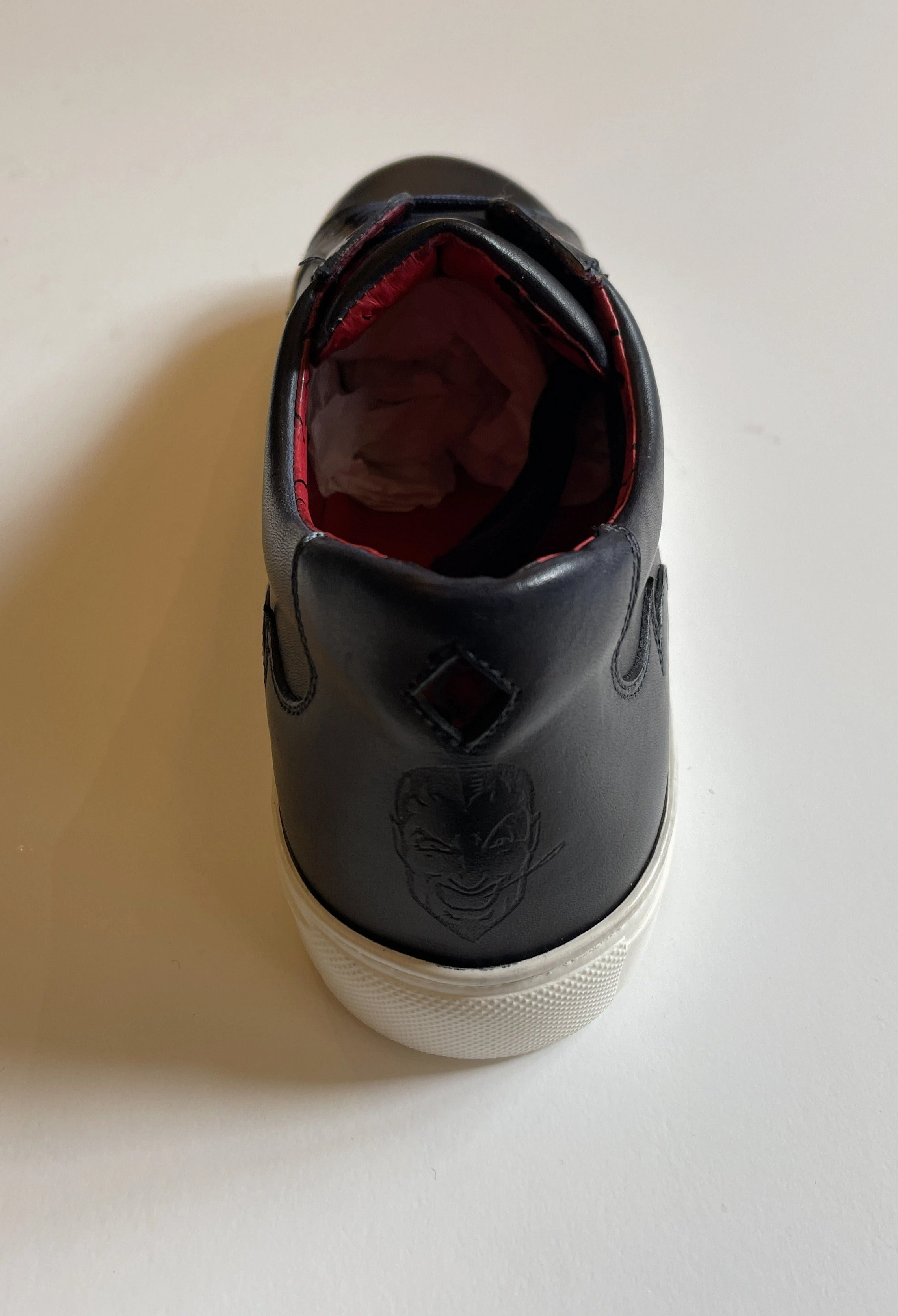 Jeffery West Apollo K573 Dark Blue Red Cross Trainer